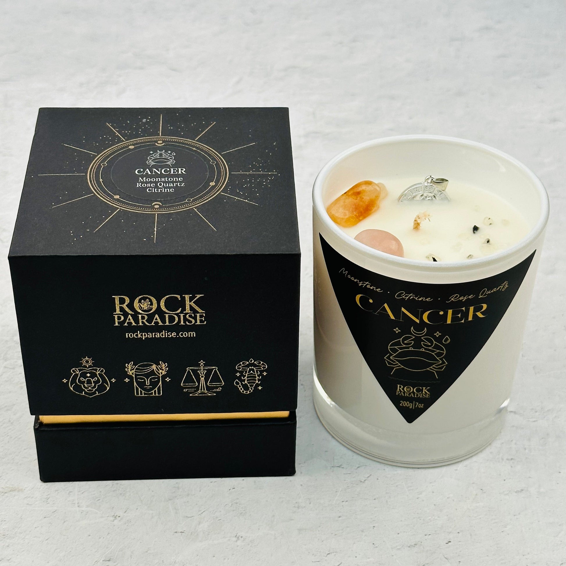 Aromatherapy Zodiac Candles available in cancer