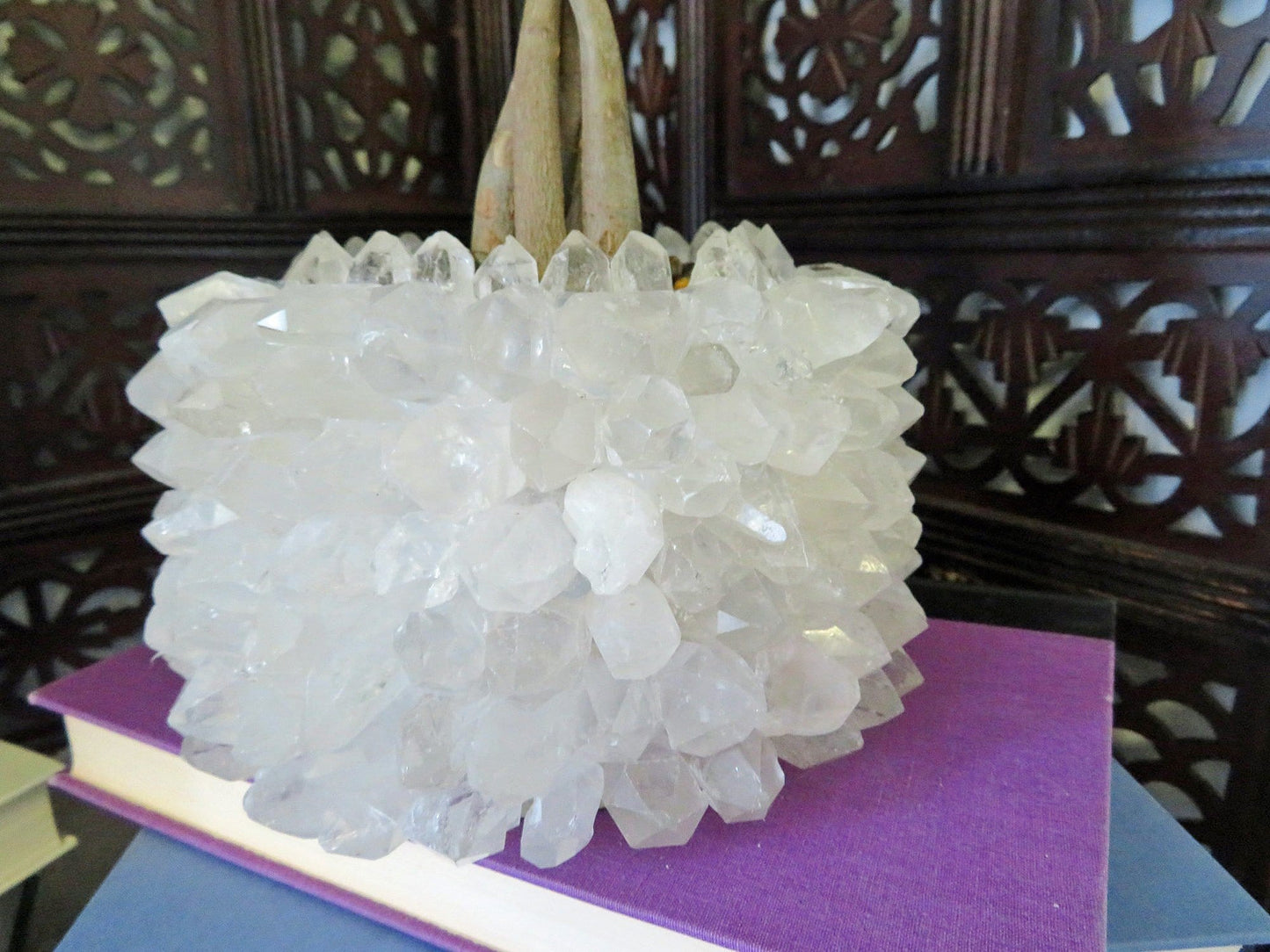 Crystal Point Planter - You Choose the Gemstone