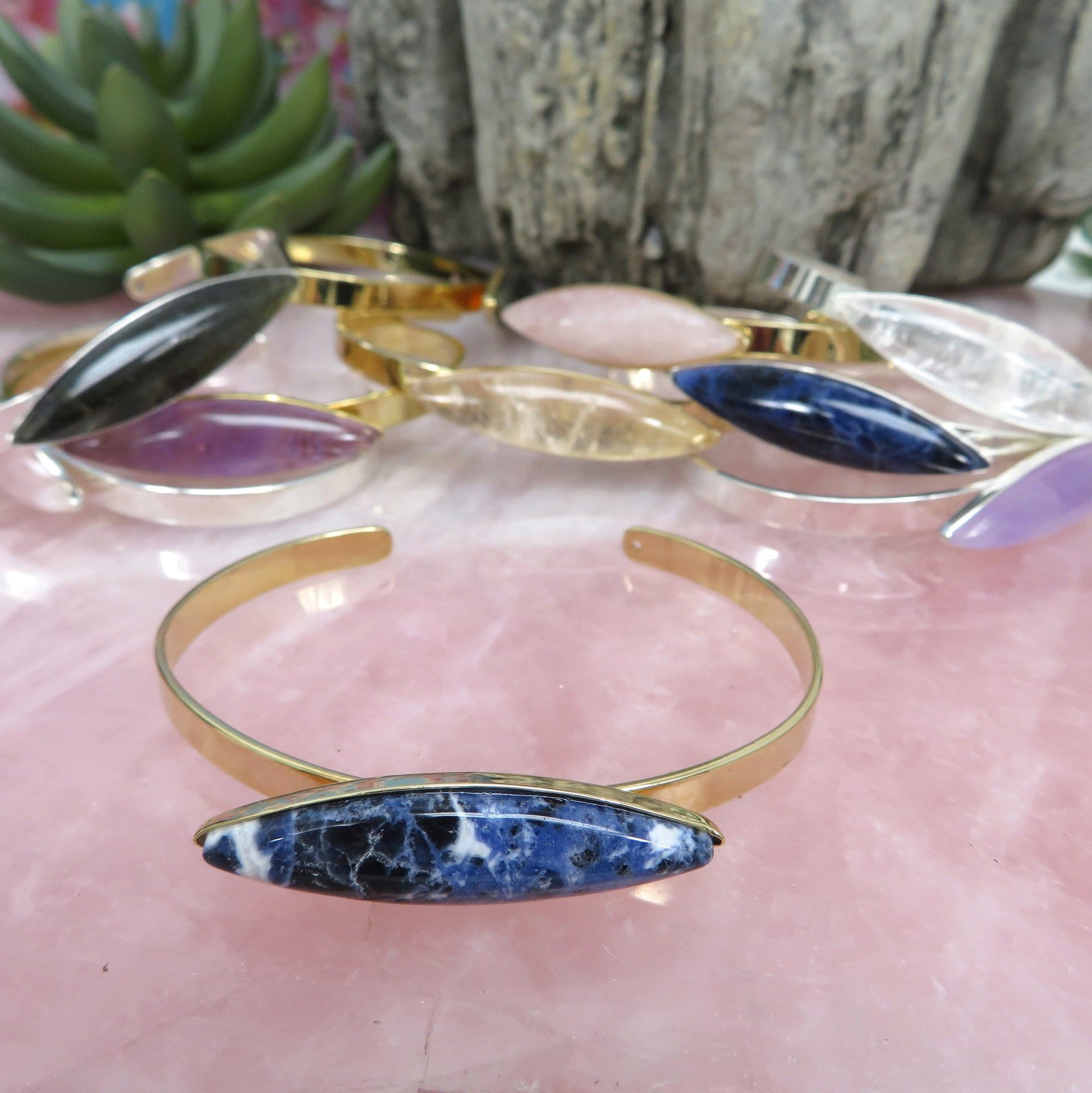 close up of marquise bracelet