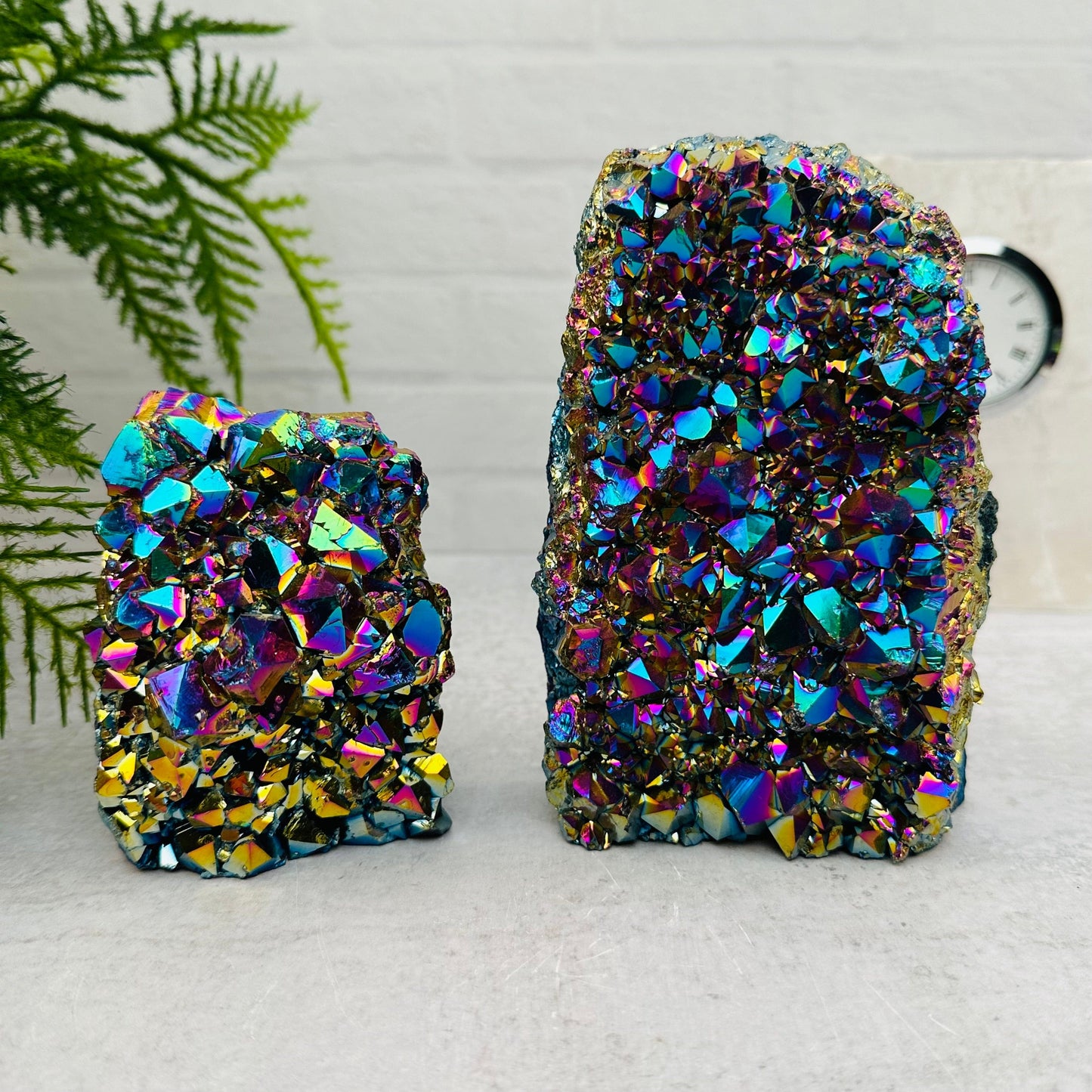 clusters displayed as home decor 