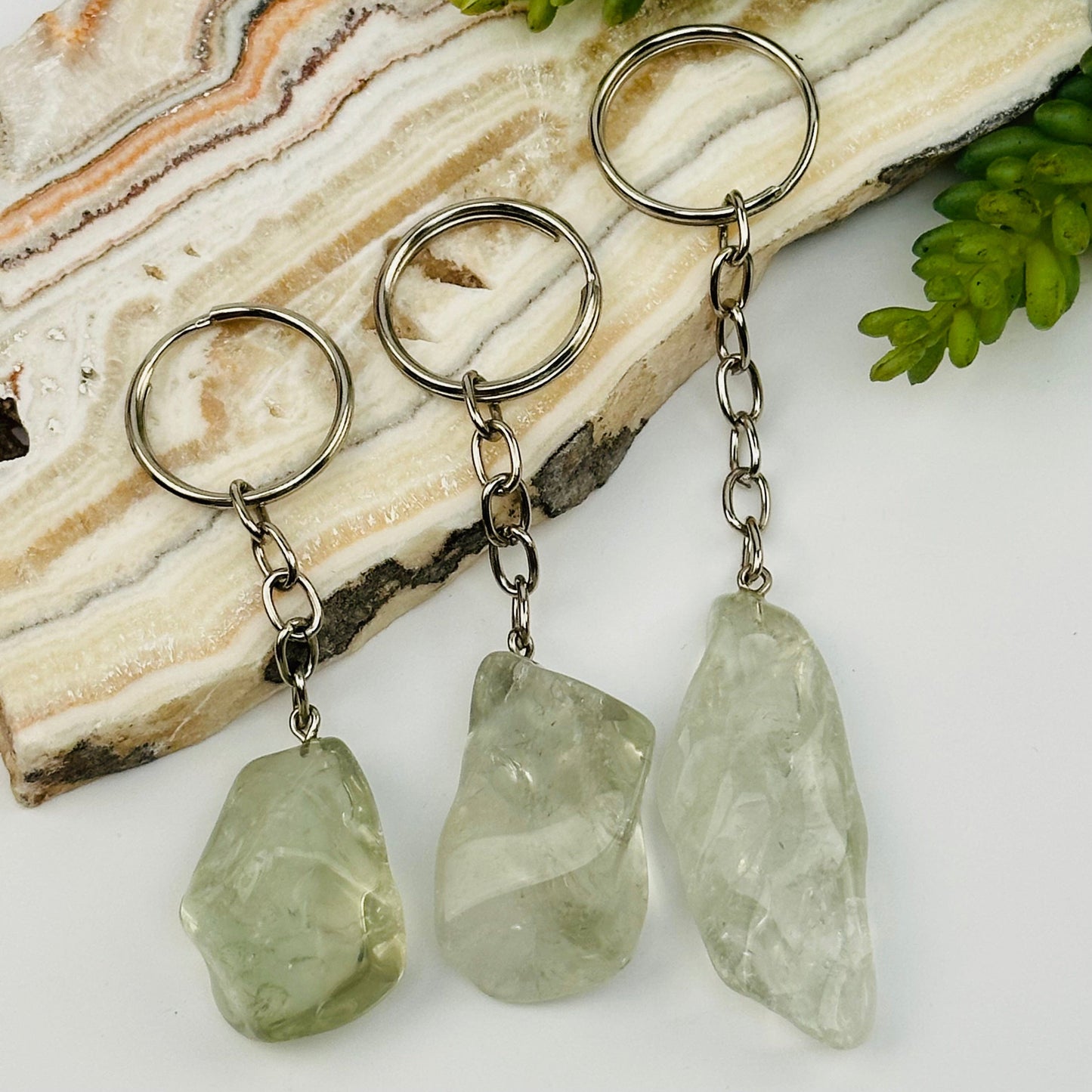 Tumbled Crystal Keychains – Energy You Can Carry