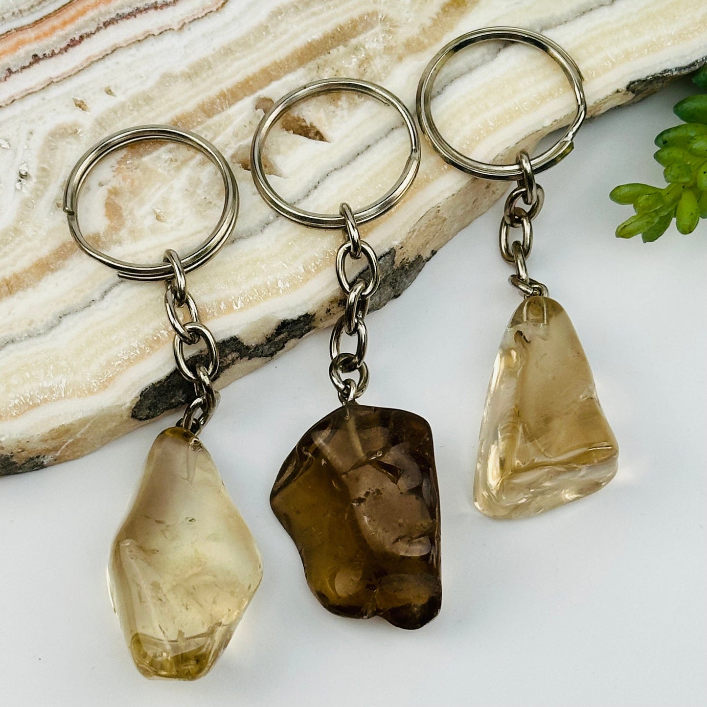 Tumbled Crystal Keychains – Energy You Can Carry