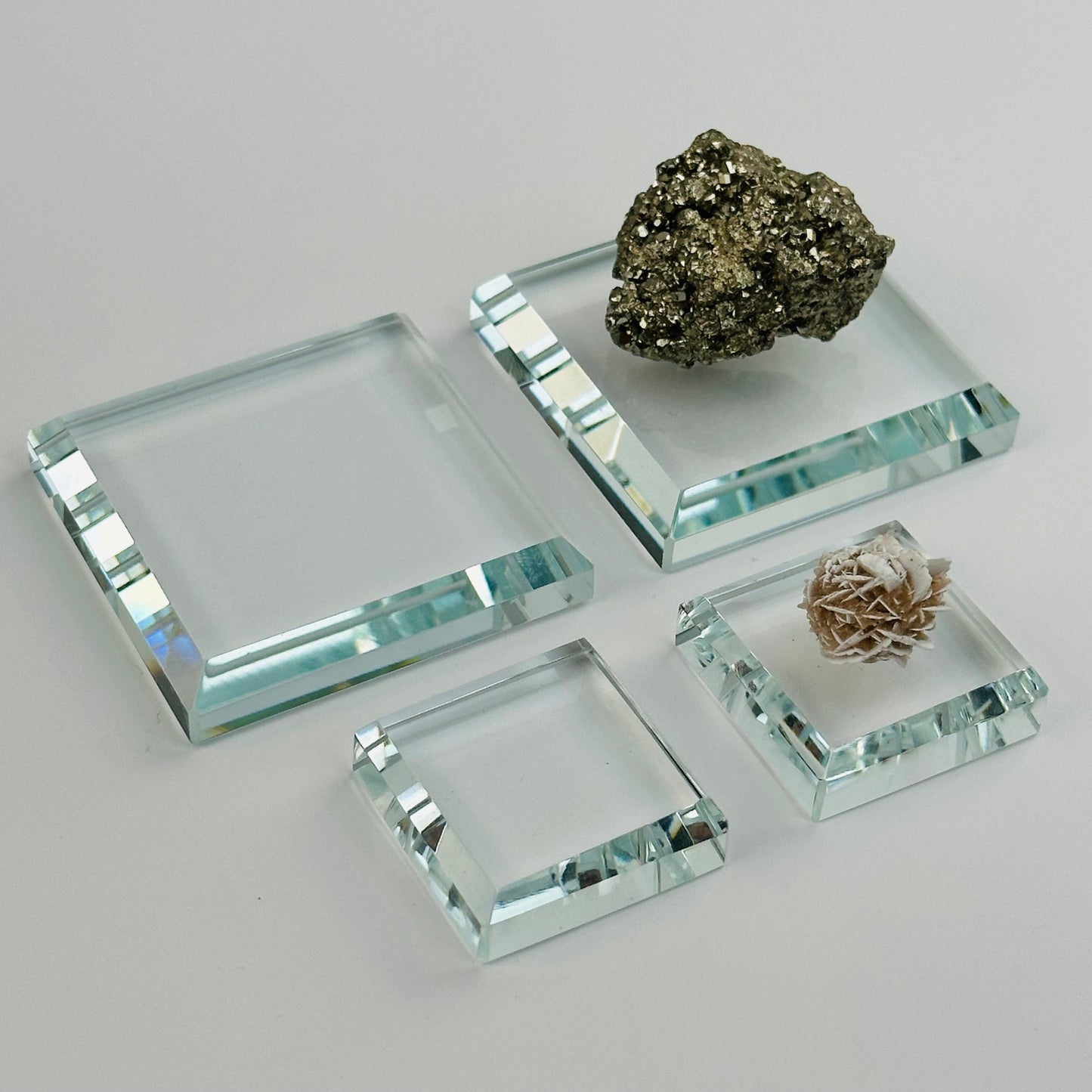 Glass Mineral Base - By Size -