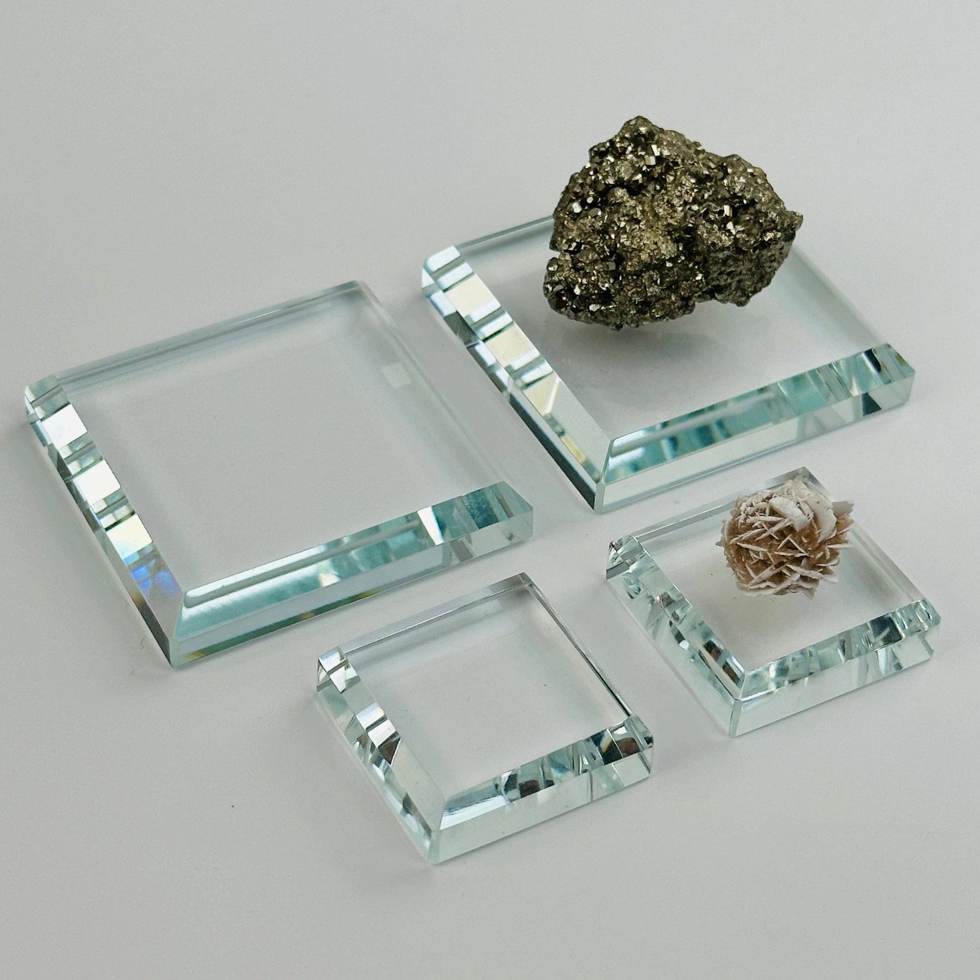 Glass Mineral Base - By Size -