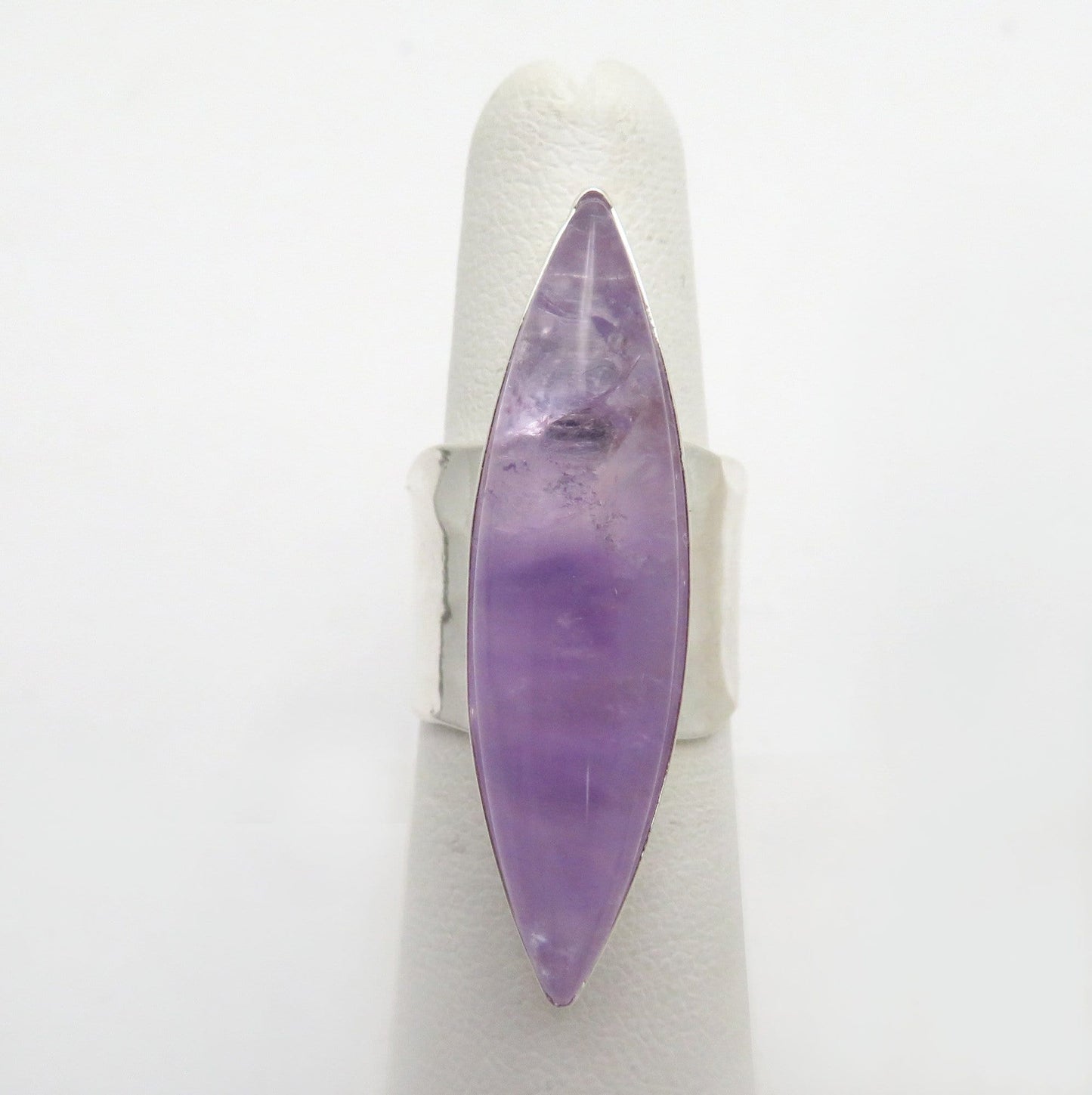 amethyst stone ring close up
