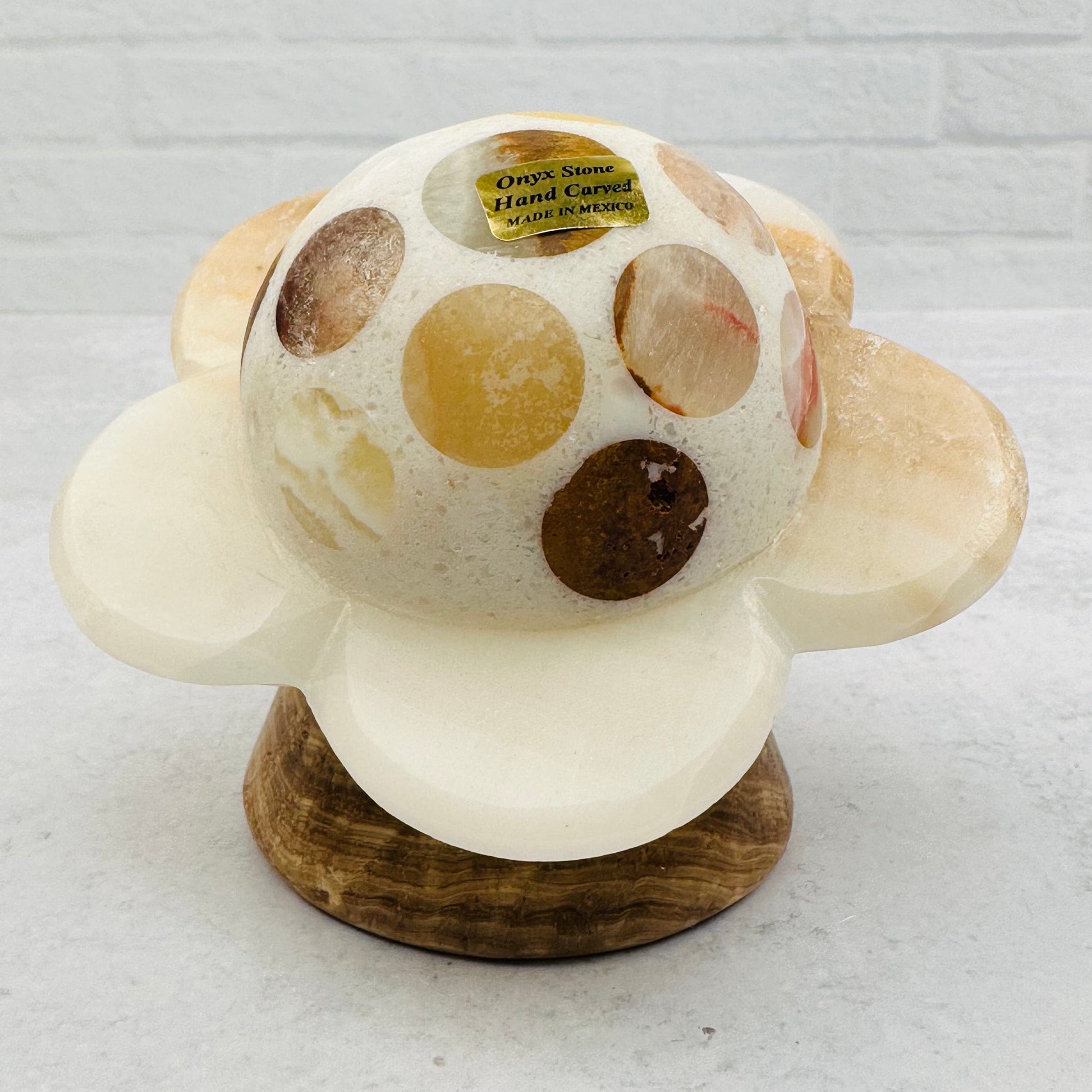 Mexican Onyx Flower Lamp
