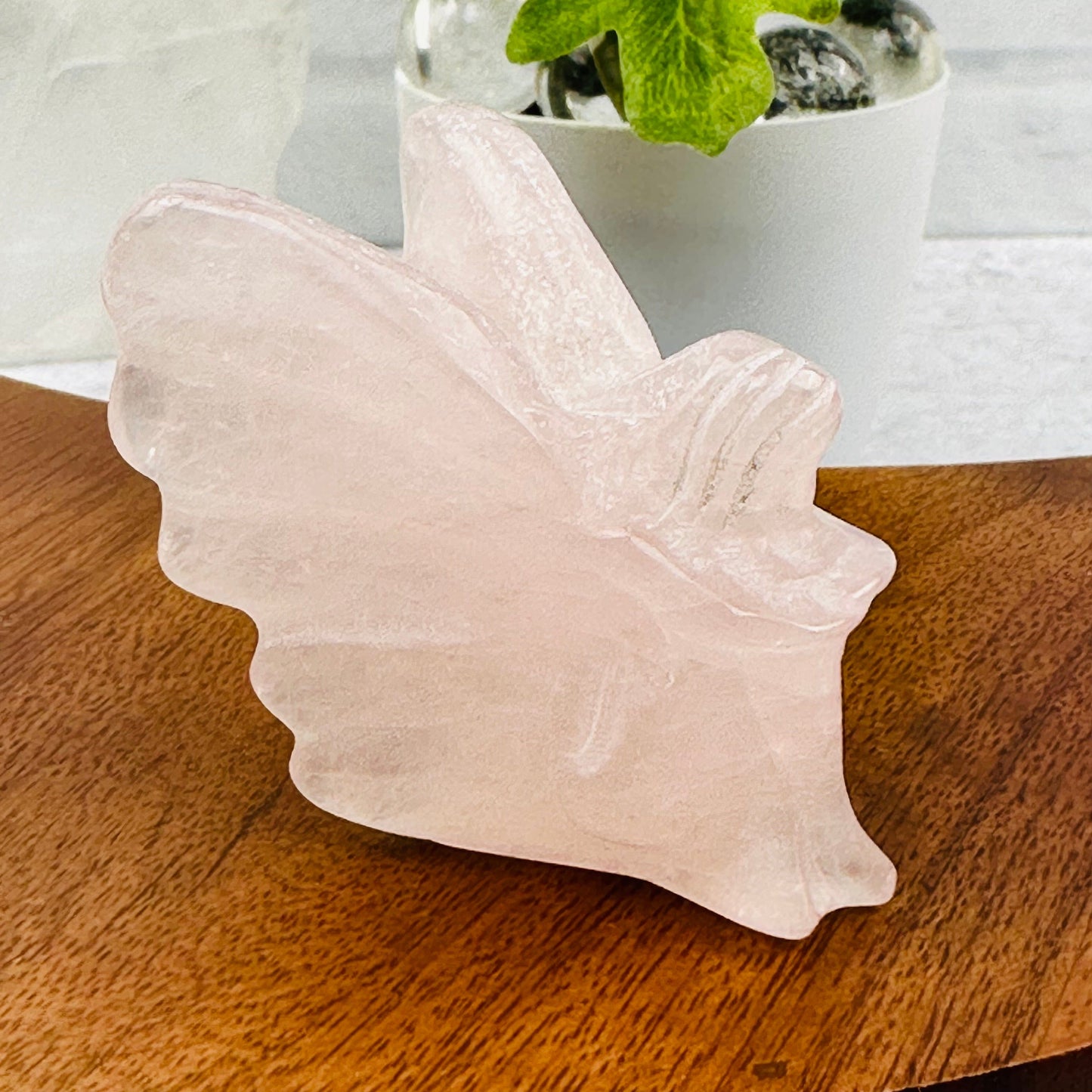 Carved Gemstone Fairy displayed as home decor 