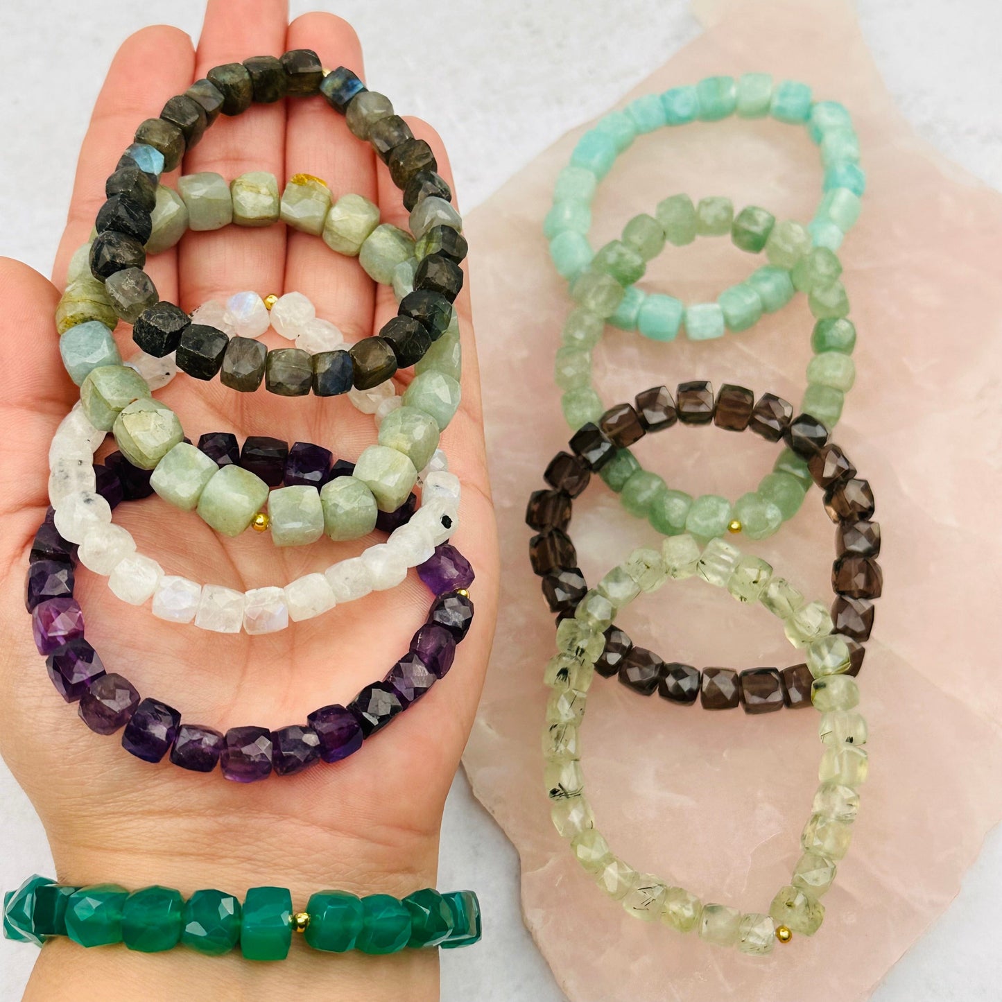 bracelets on hand for size reference 