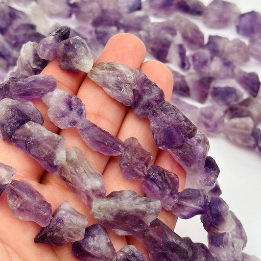 close up of the details on these crystal beads 