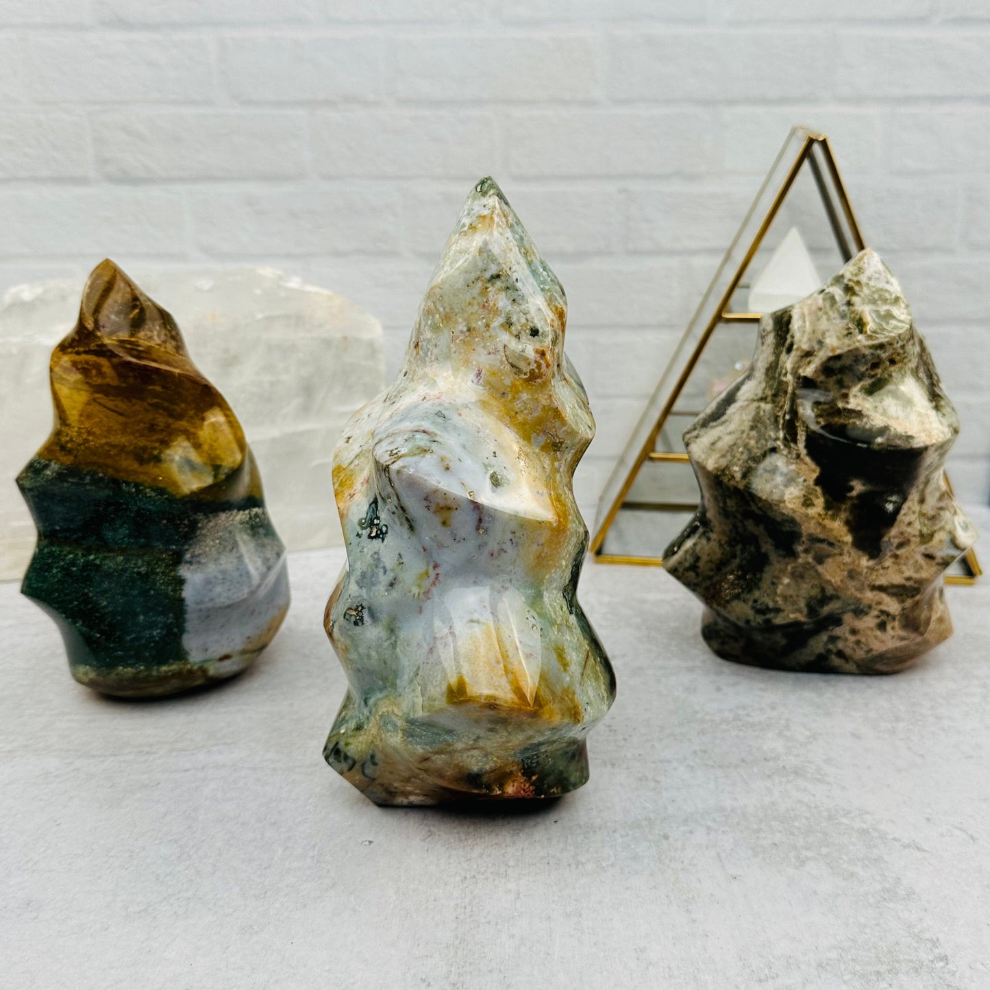 Ocean Jasper Flame Point - By Weight