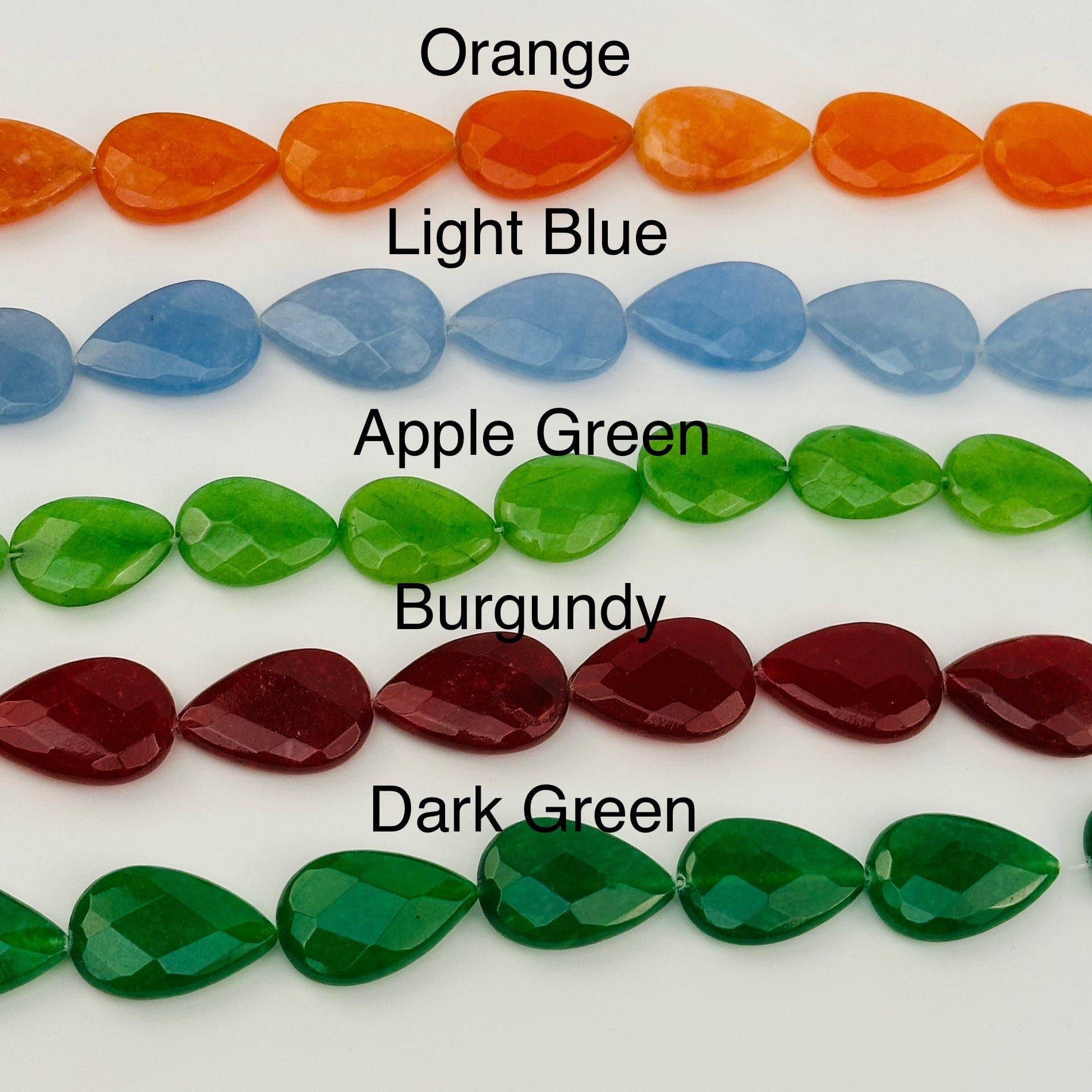 you select the color of the crystal beads