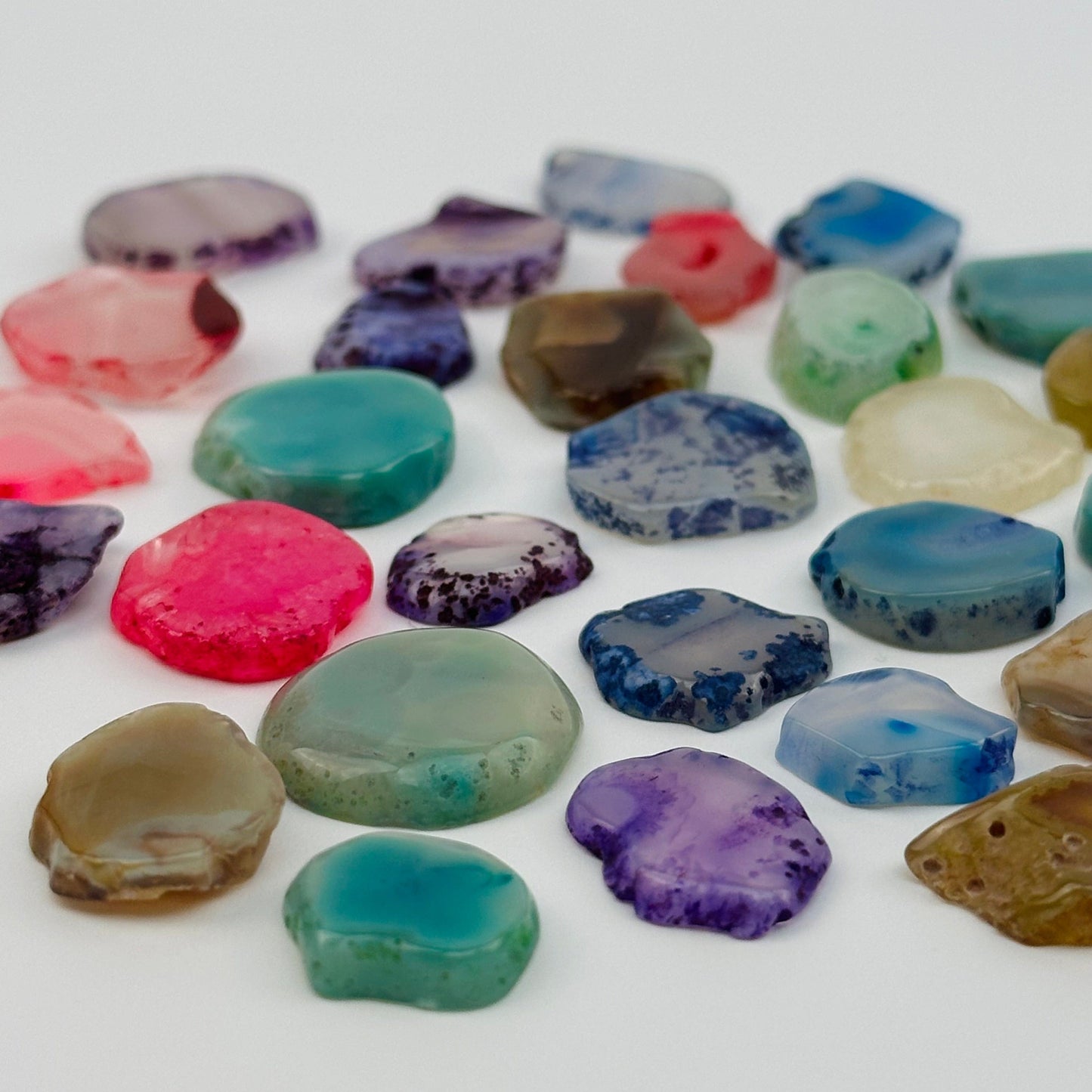 Dyed Agate Druzy Cabochon - Extra Quality Crystal Cabochon