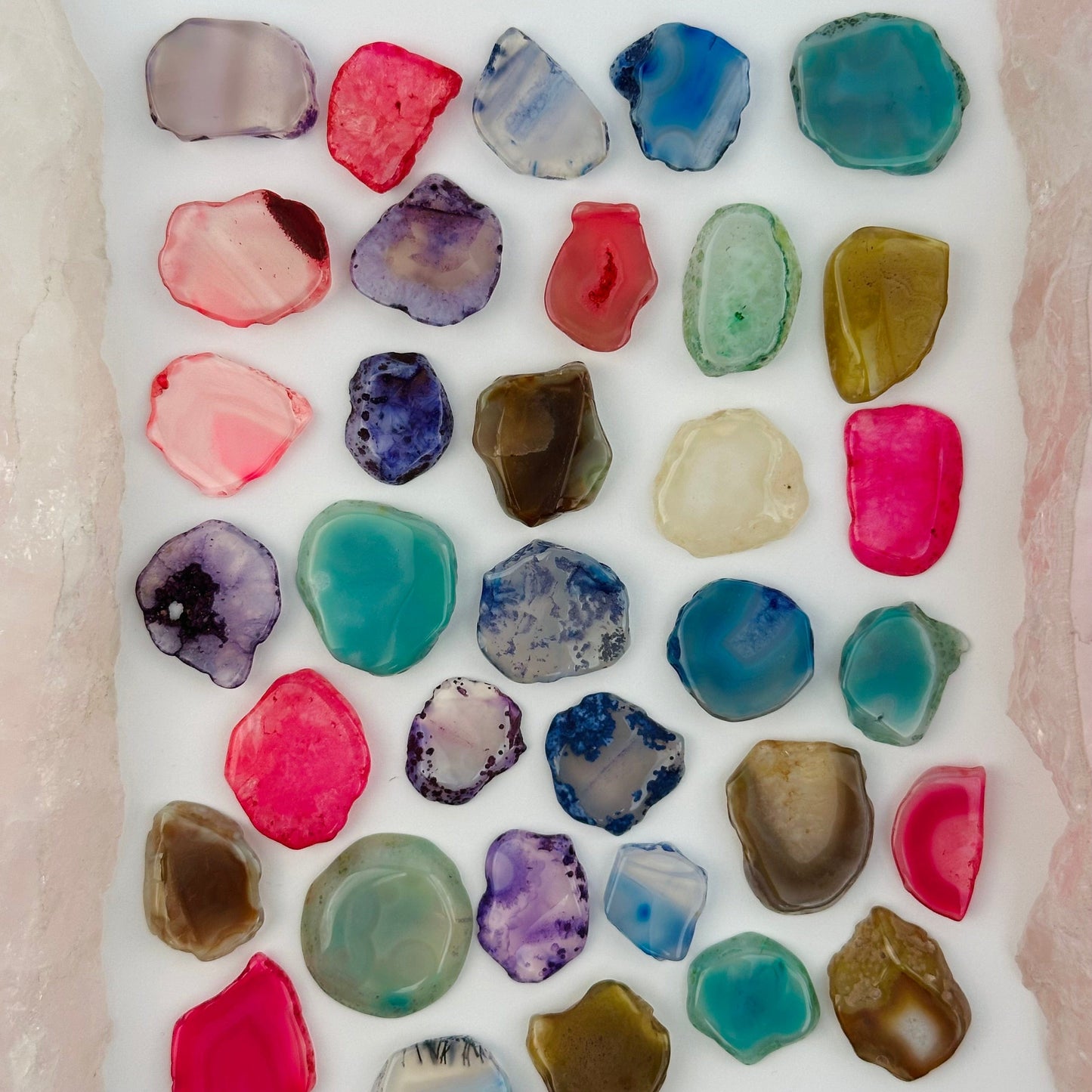 Dyed Agate Druzy Cabochon - Extra Quality Crystal Cabochon
