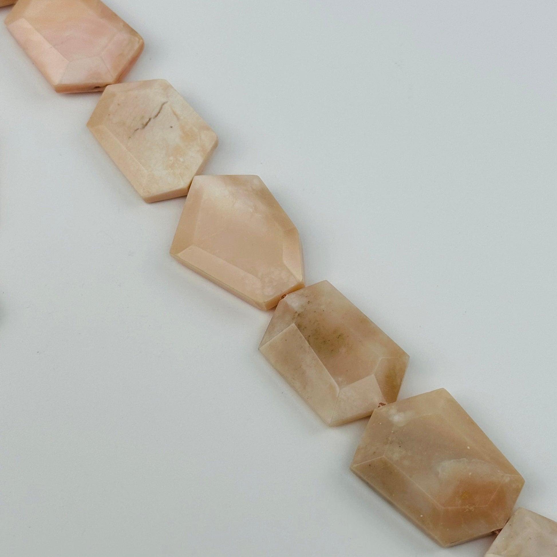 Pink Opal Crystal Beads - 1 Full Strand 