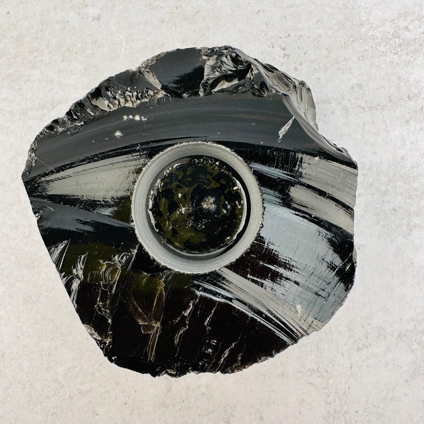 top view to show the candle opening 