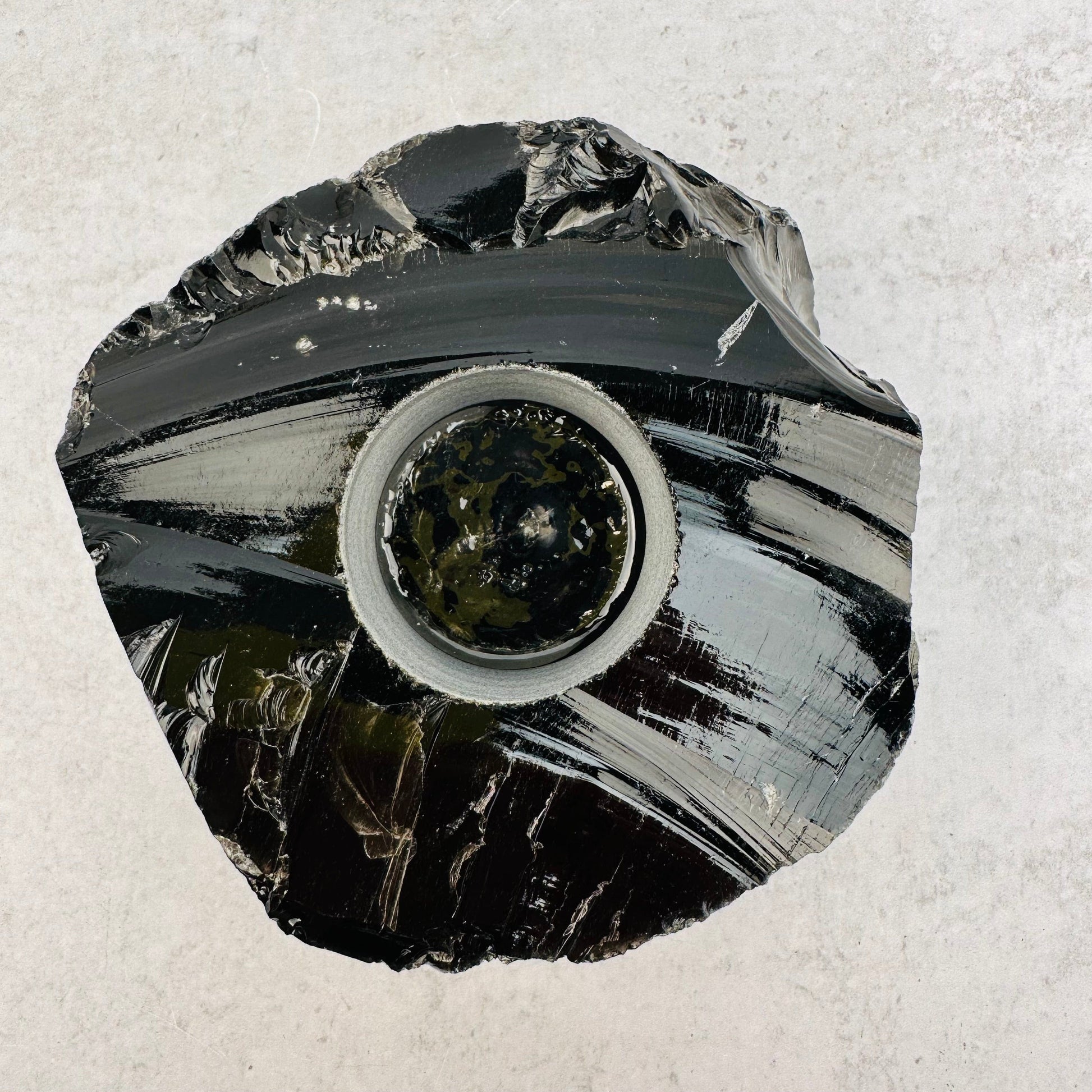 top view to show the candle opening 