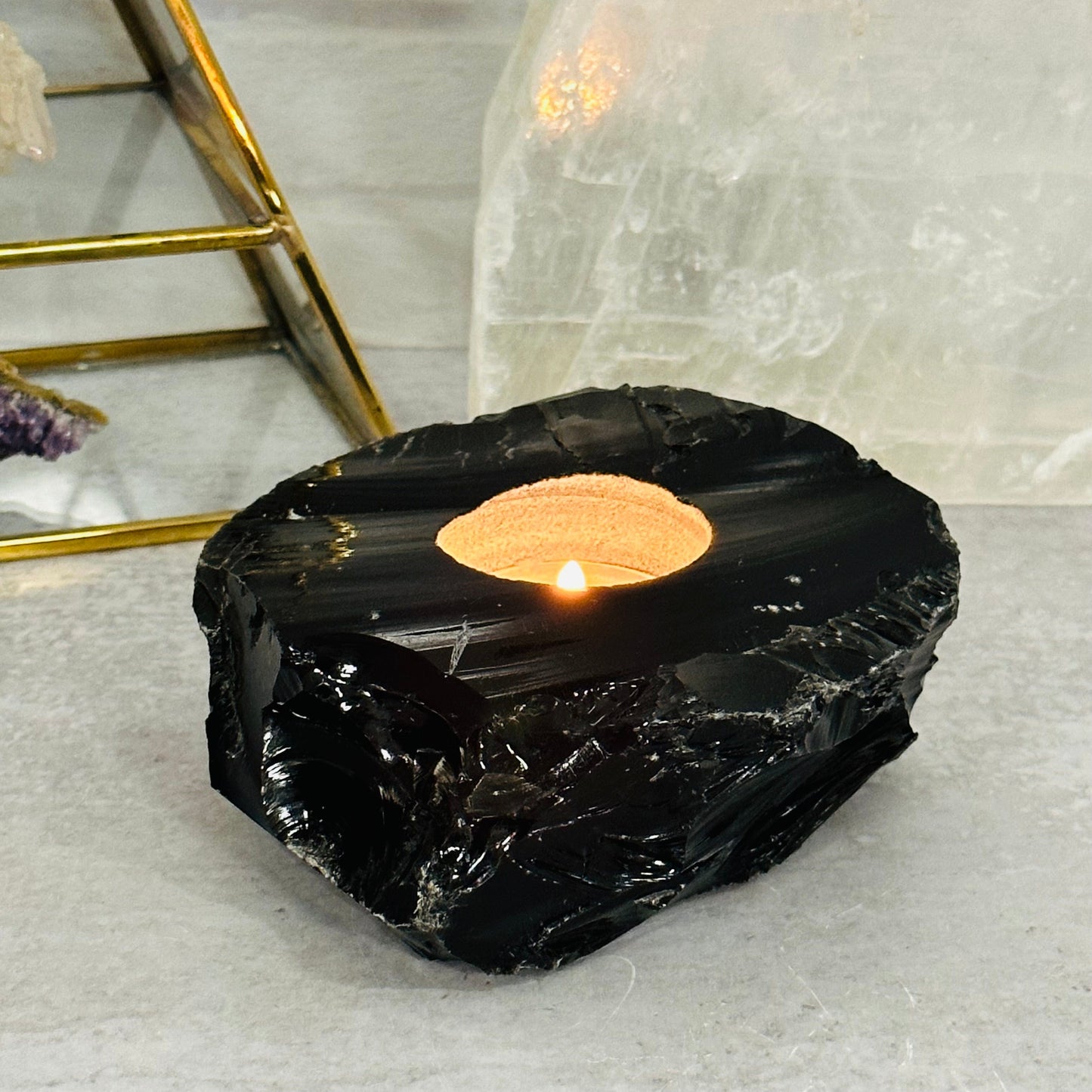 candle holder displayed as home decor 