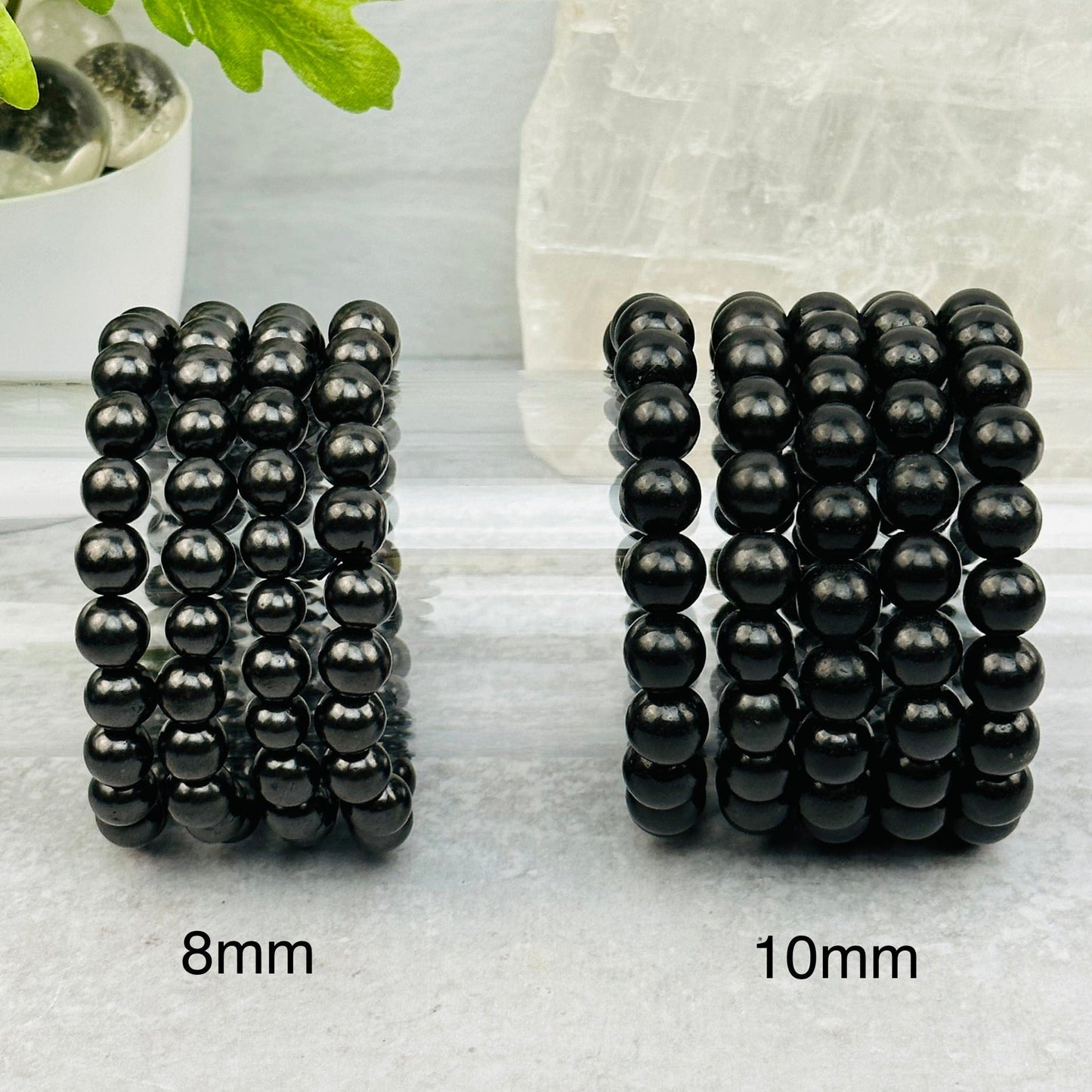 Shungite Bracelets - 8mm or 10mm -