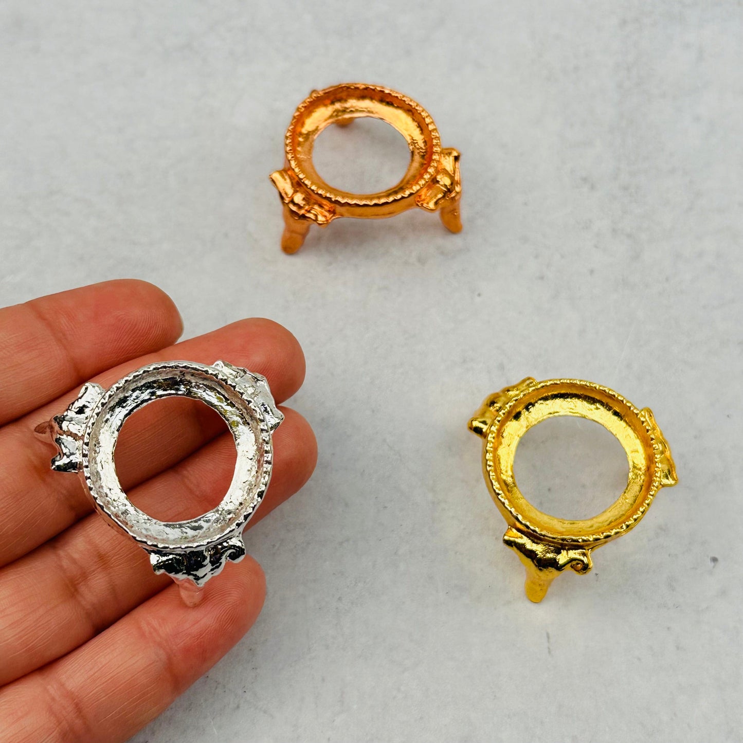 Metal Sphere Stand - Sphere Holder - You Choose Finish