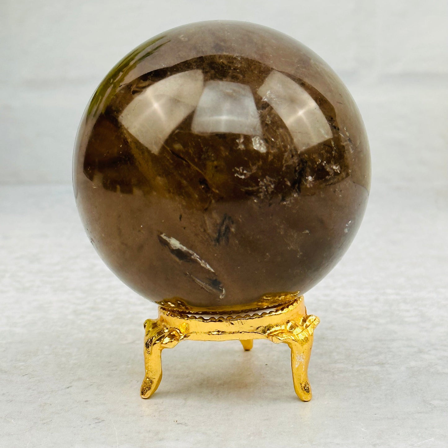Metal Sphere Stand - Sphere Holder displayed as home decor 