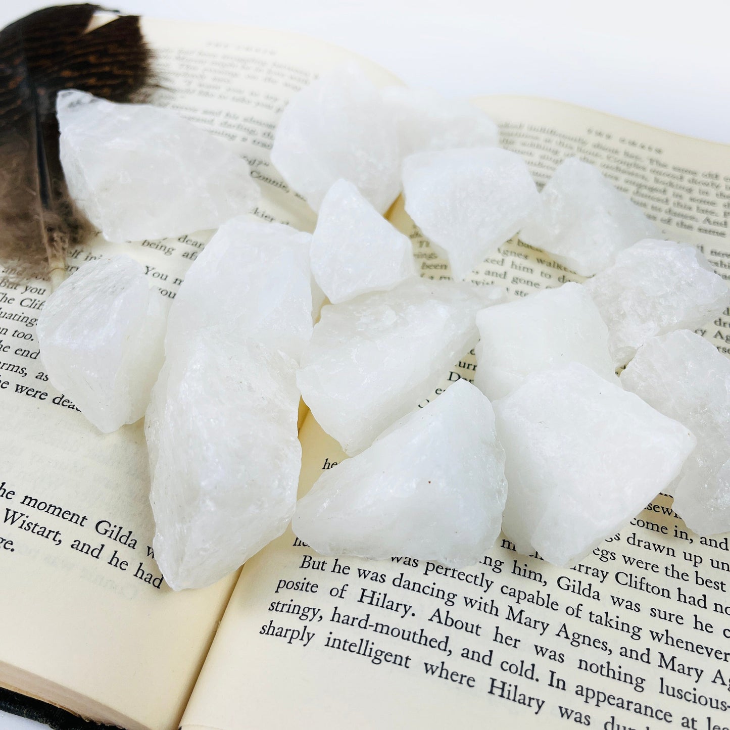 Crystal Quartz Rough Stones 1 lb bag Wholesale Bulk Crystals