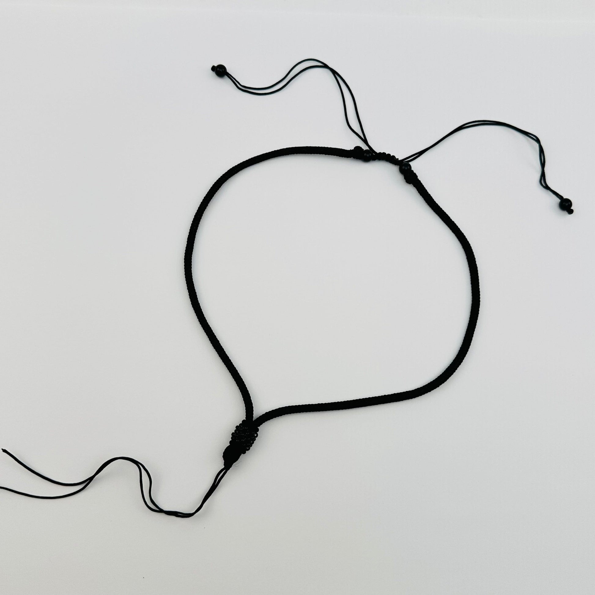 Cord Necklace with accent bead