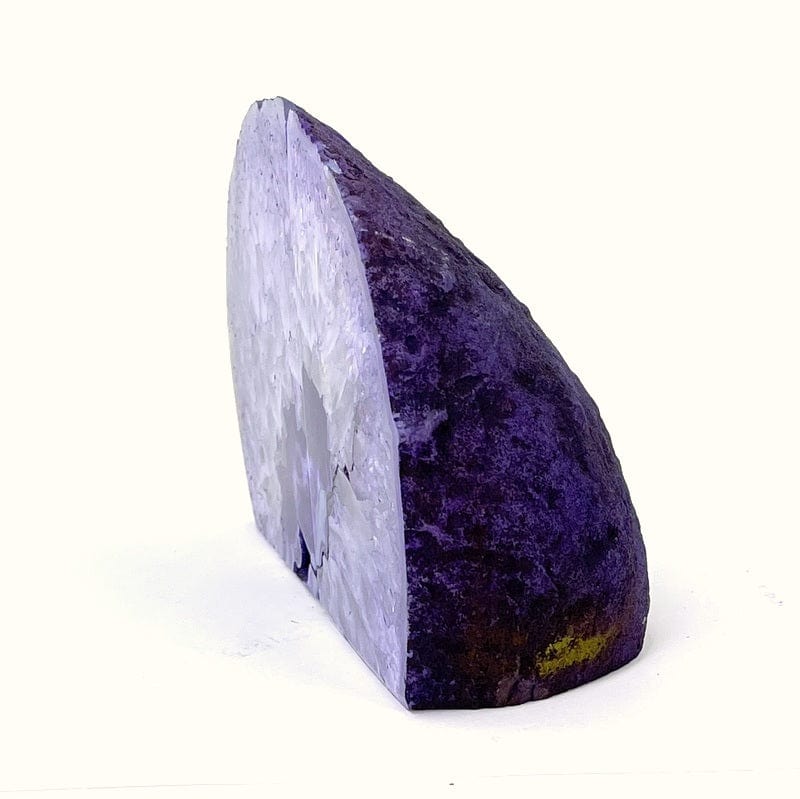 Agate Book End Purple Agate Bookend Pair - 3 to 6 lb - Geode Bookend -(RK1-16)
