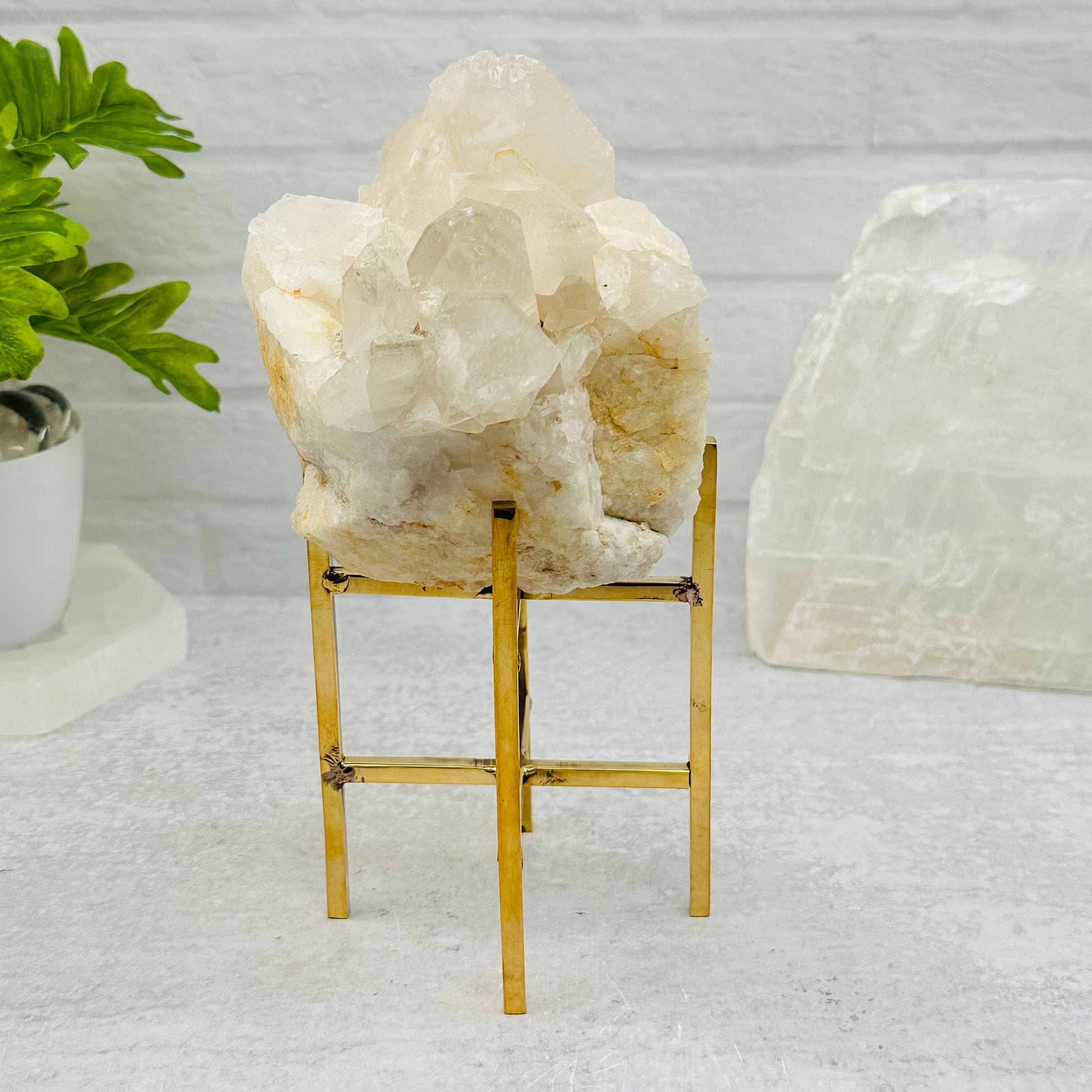Crystal Sphere Stand displayed as home decor 