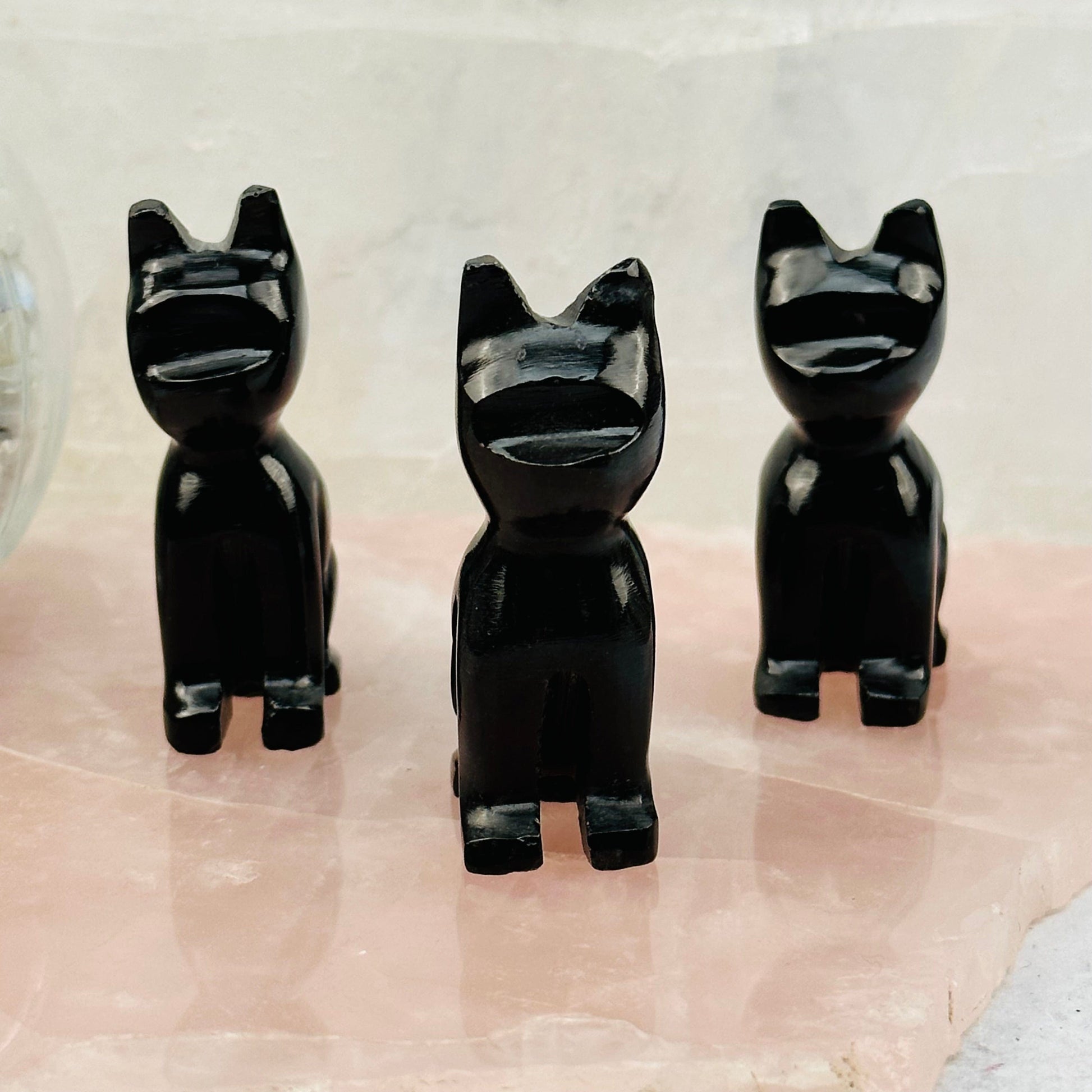 cats displayed as home decor 