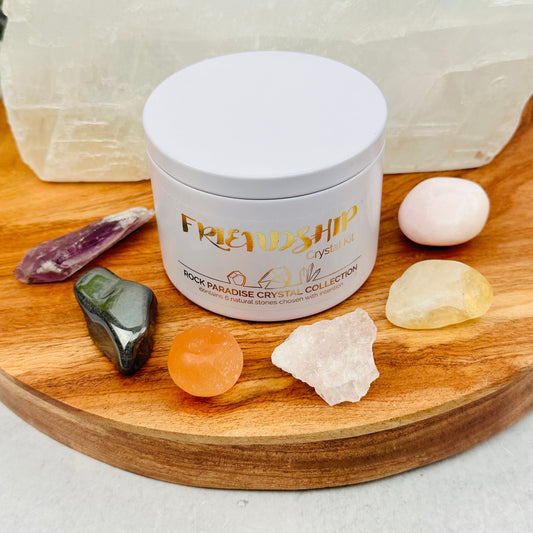 Friendship Crystal Kit - Set of Stones - Tin Collection