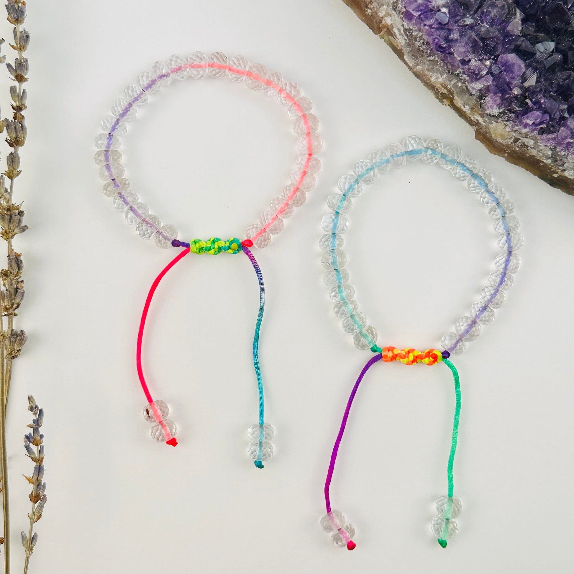 bracelets displayed as home decor 