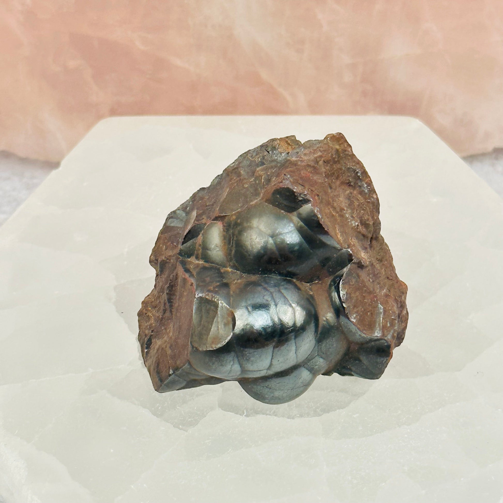 hematite cluster displayed as home decor