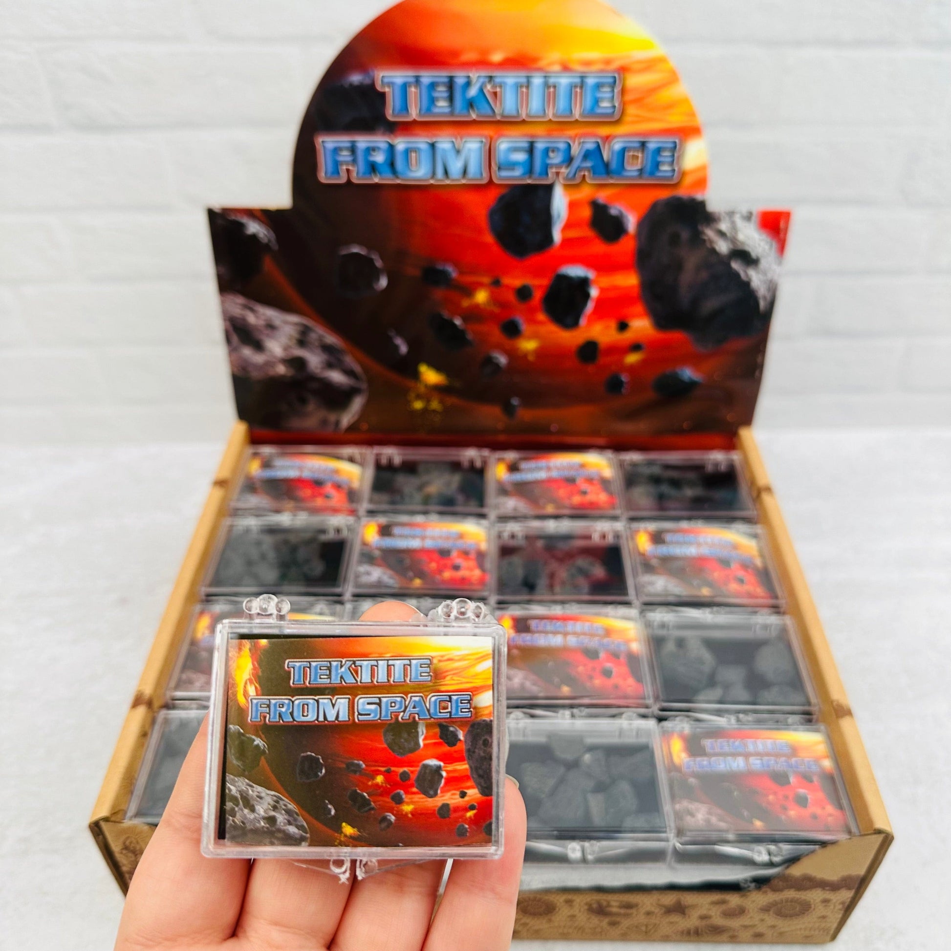 tektite box in hand for size reference 