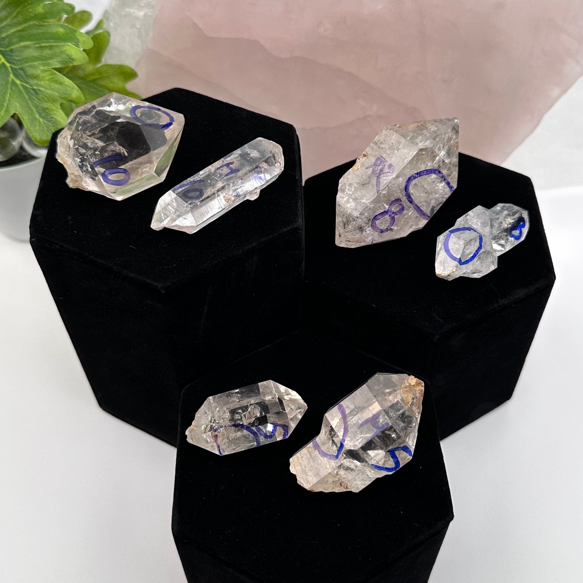 you select the grade of the crystal. the higher the number the better the quality 