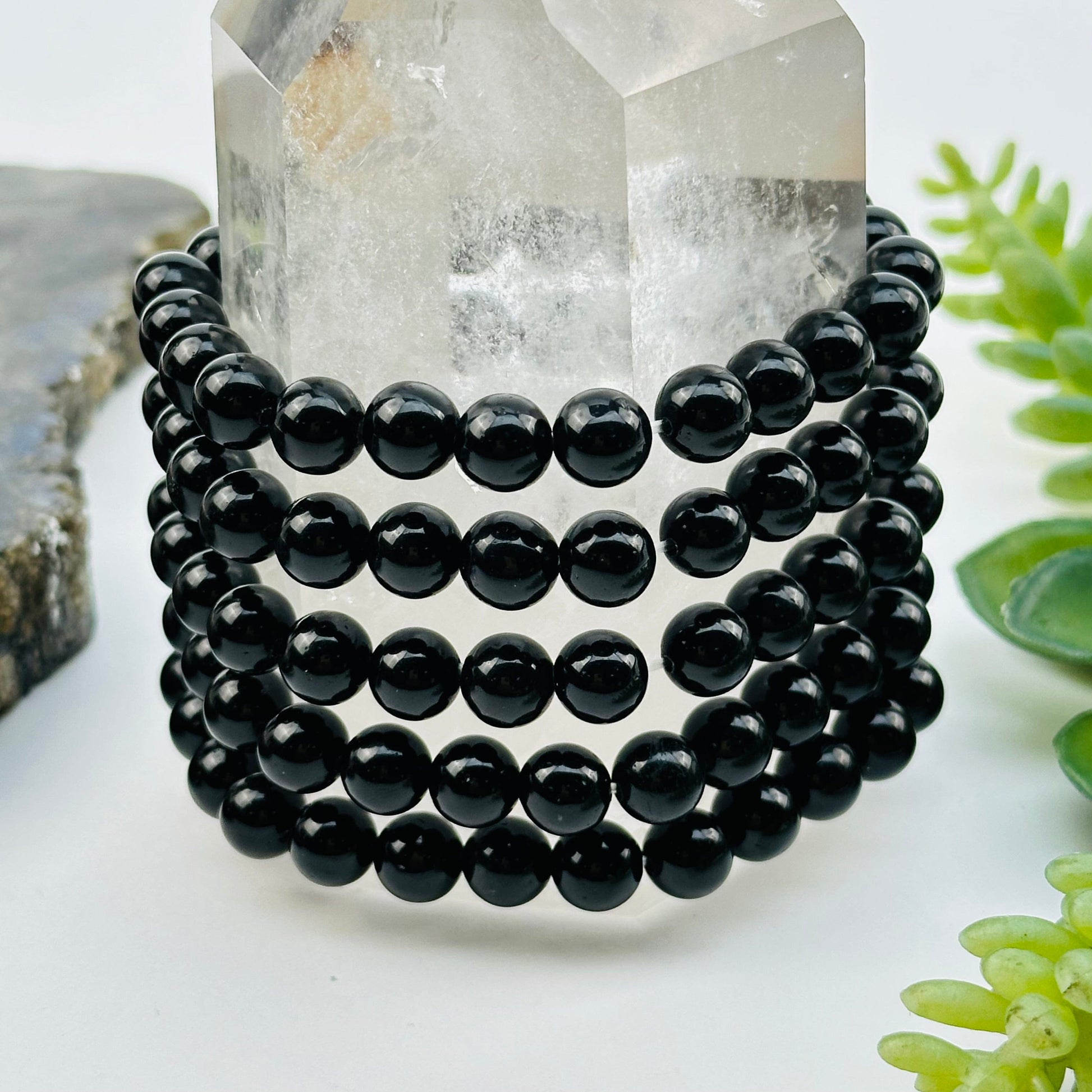 multiple bracelets displayed to show the slight differences 
