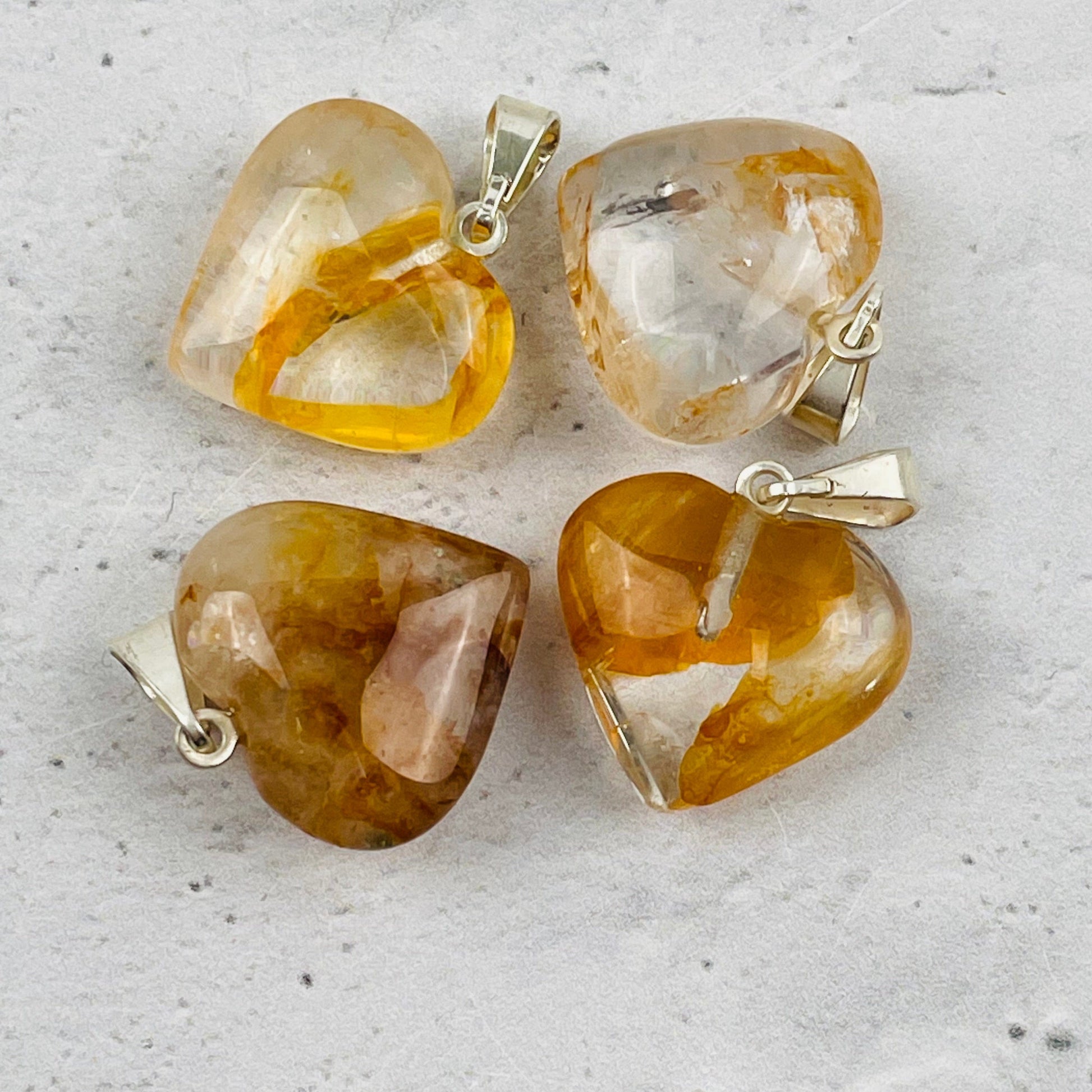 close up of the golden healer hearts