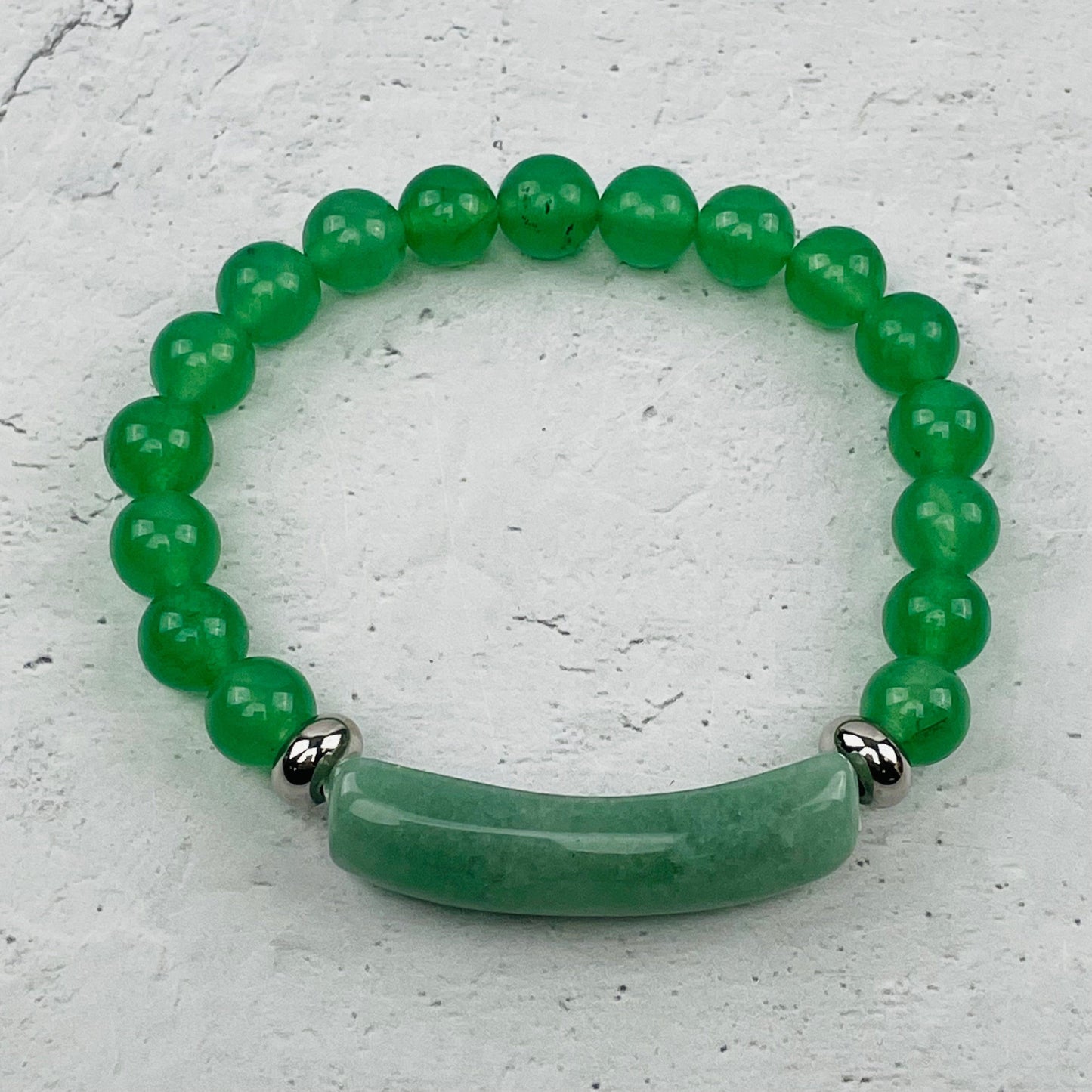 close up of the details on the bracelets  