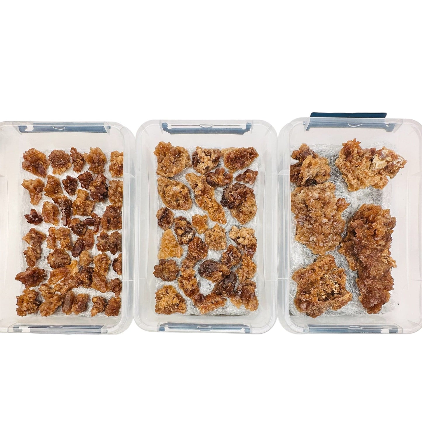 crystals are sold by the flat. you will receive one full box