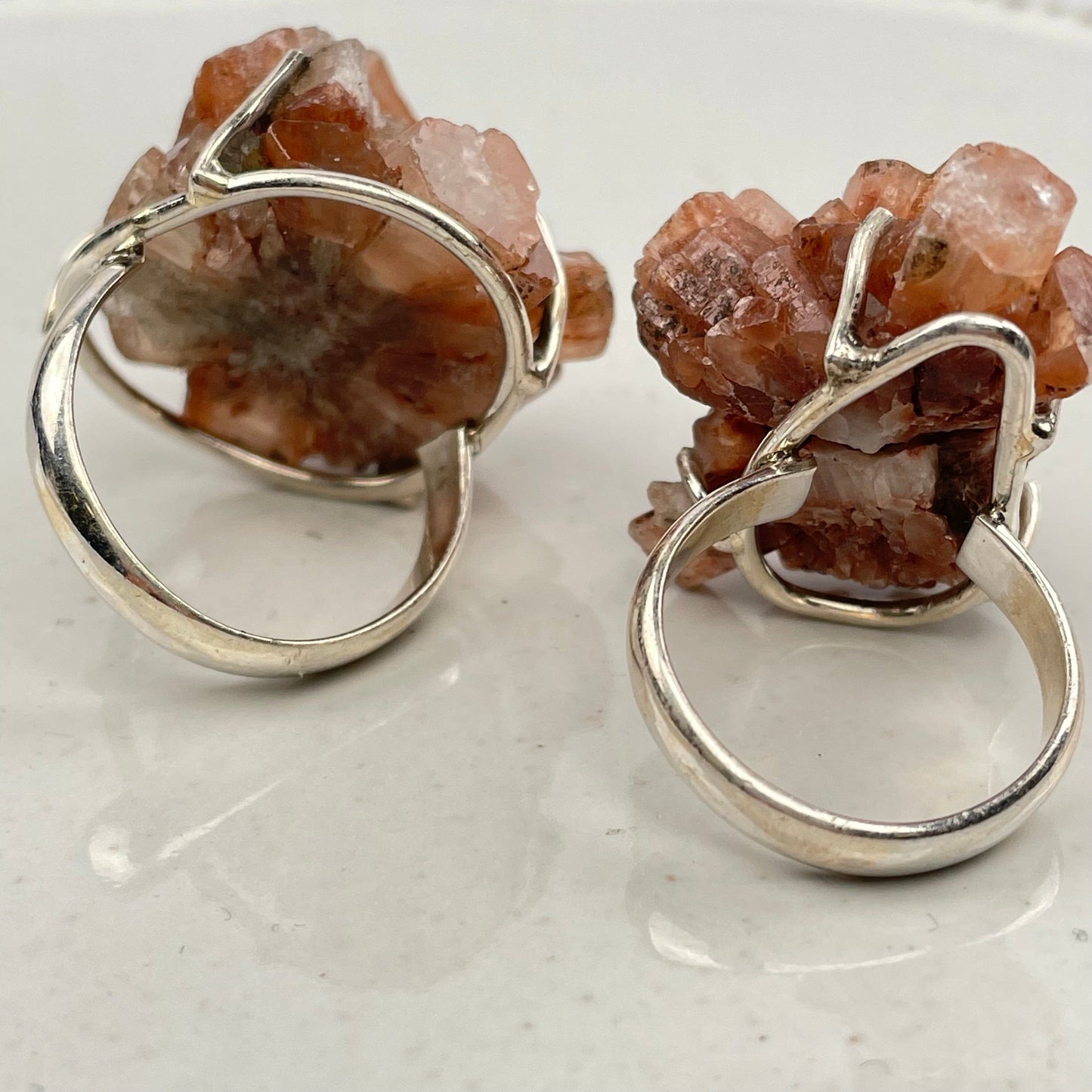 back side of the rings