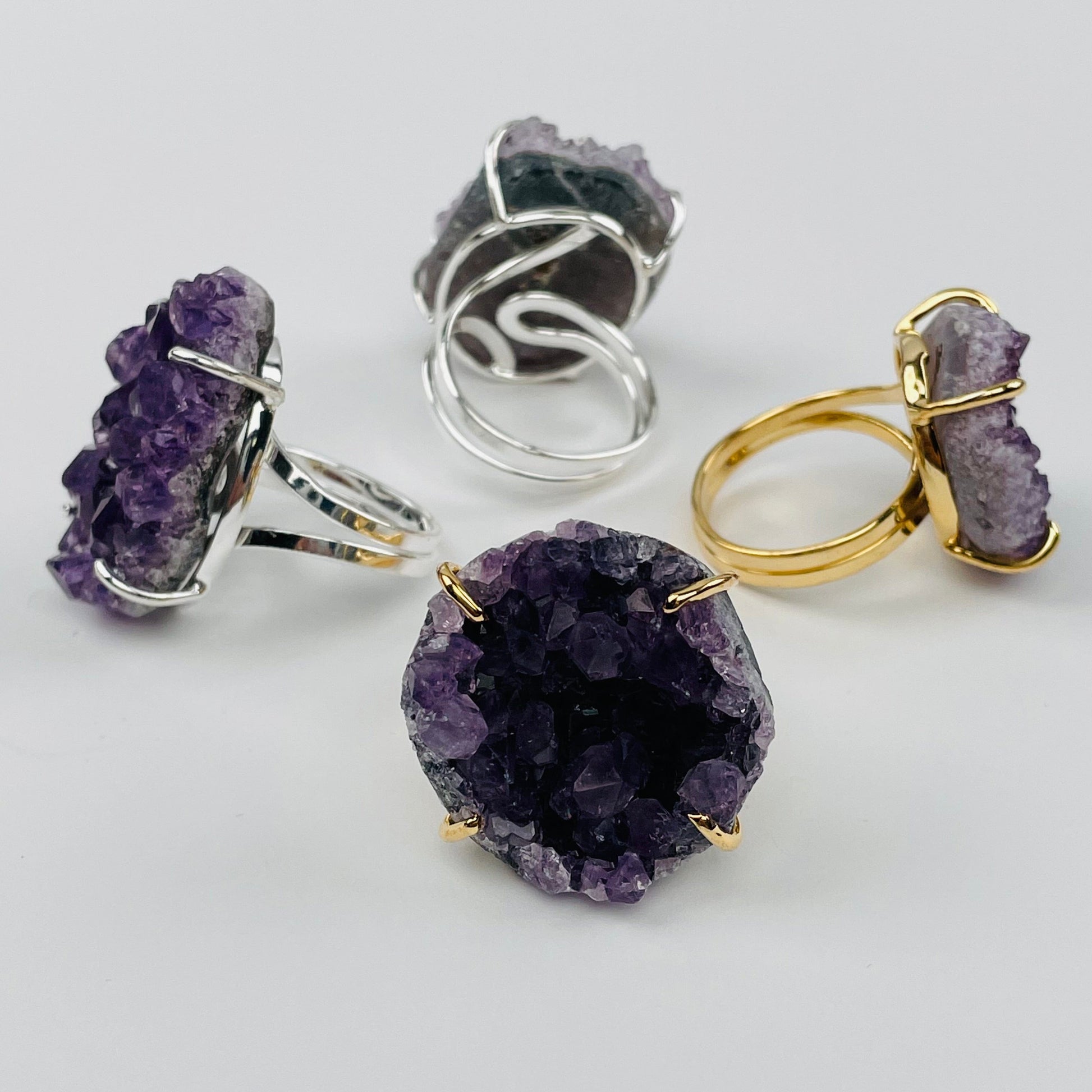 front and back view of the rings 