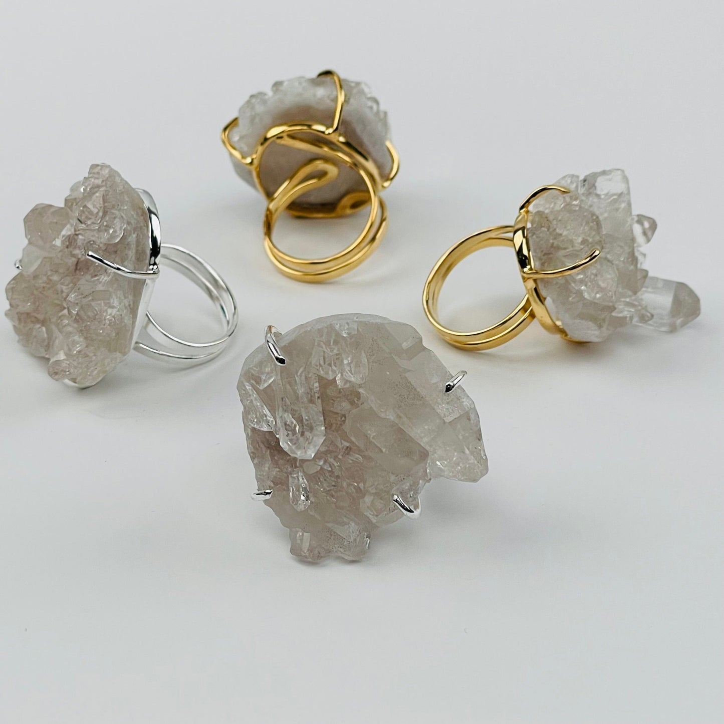 front and back view of the rings 