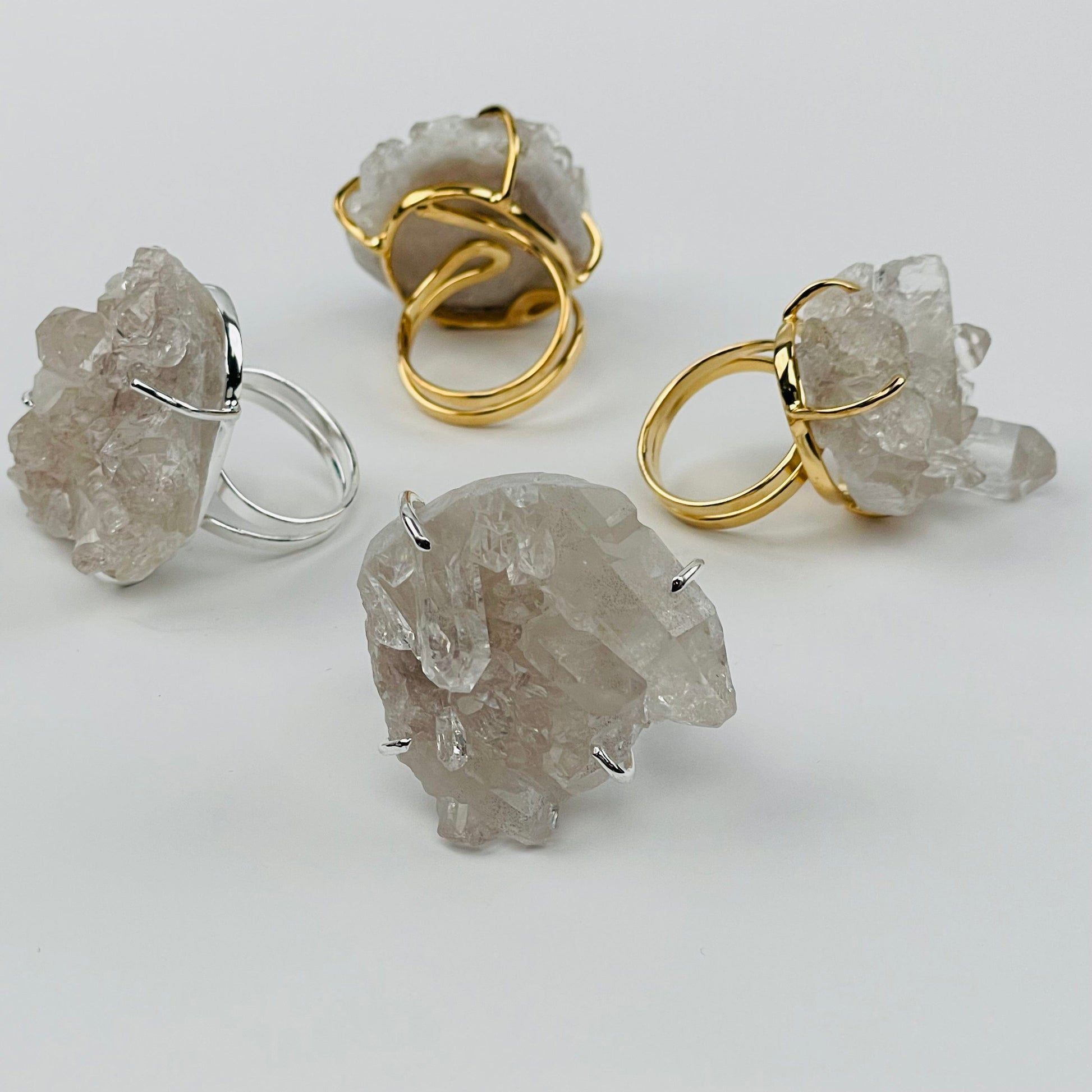 front and back view of the rings 