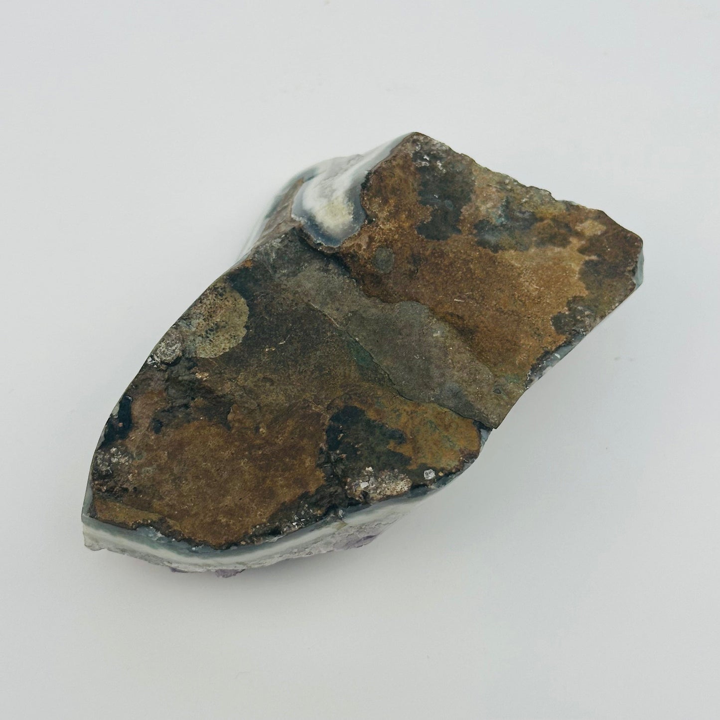 close up of the back of the crystal cluster 