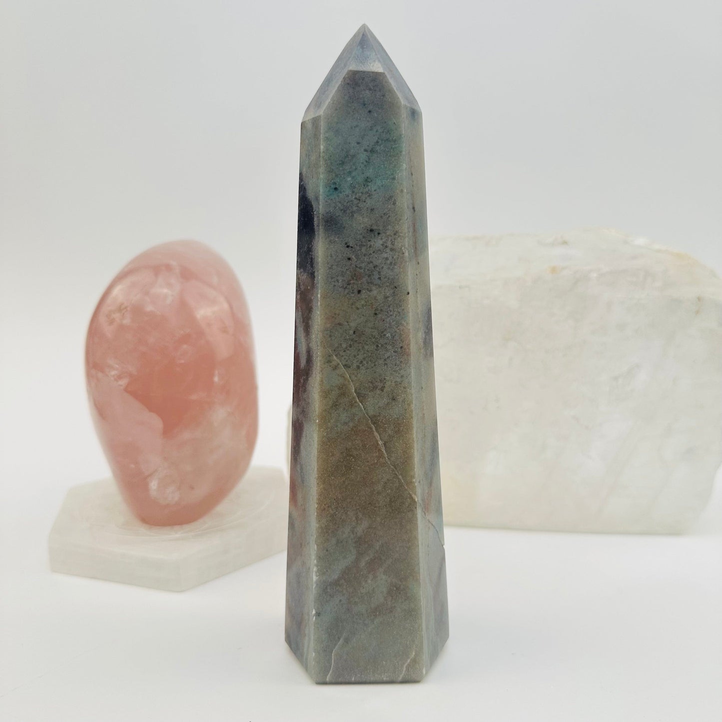 back side of the crystal point
