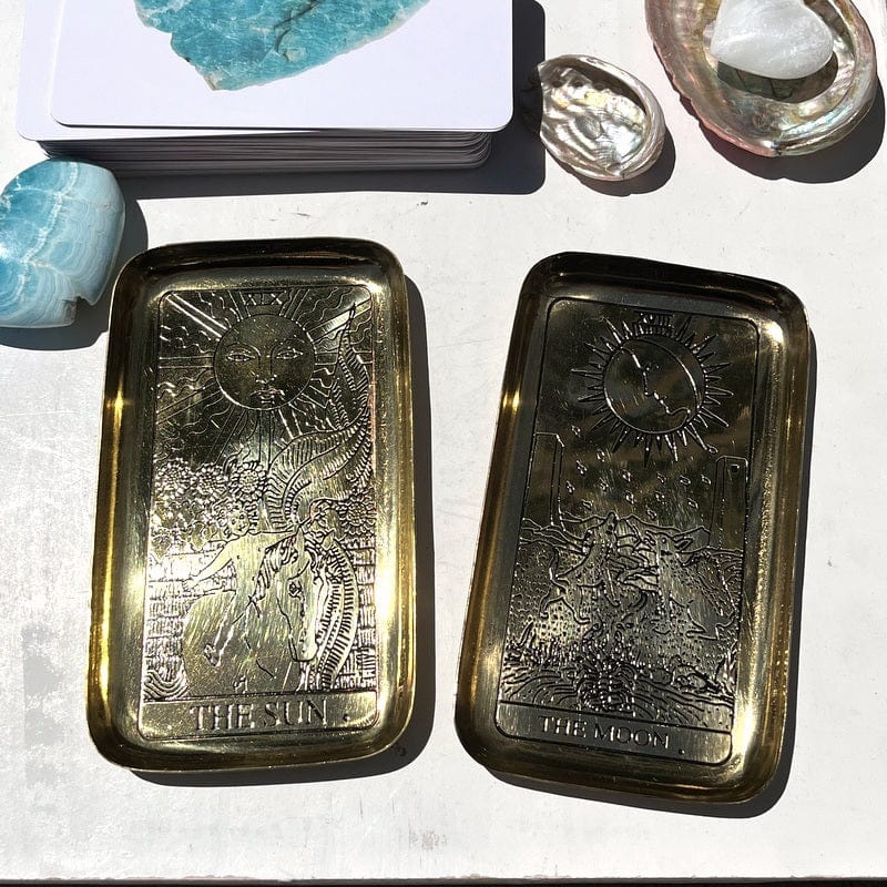 brass tray available in the sun and the moon option 