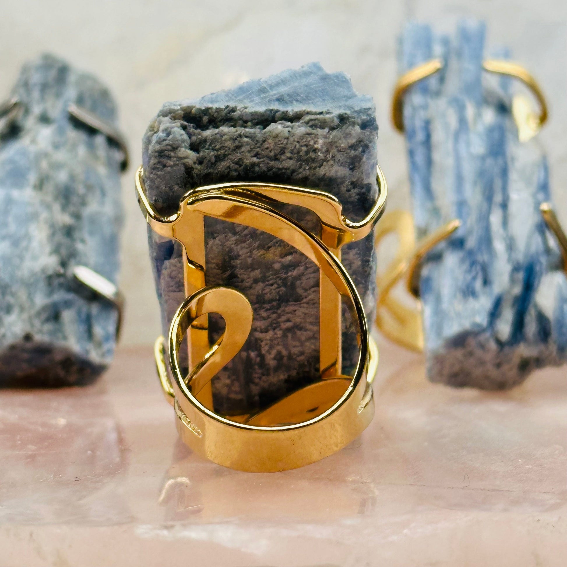 close up of the back of the ring 