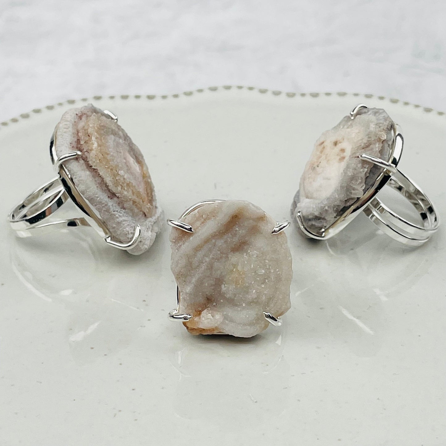 front and side view of the rings 