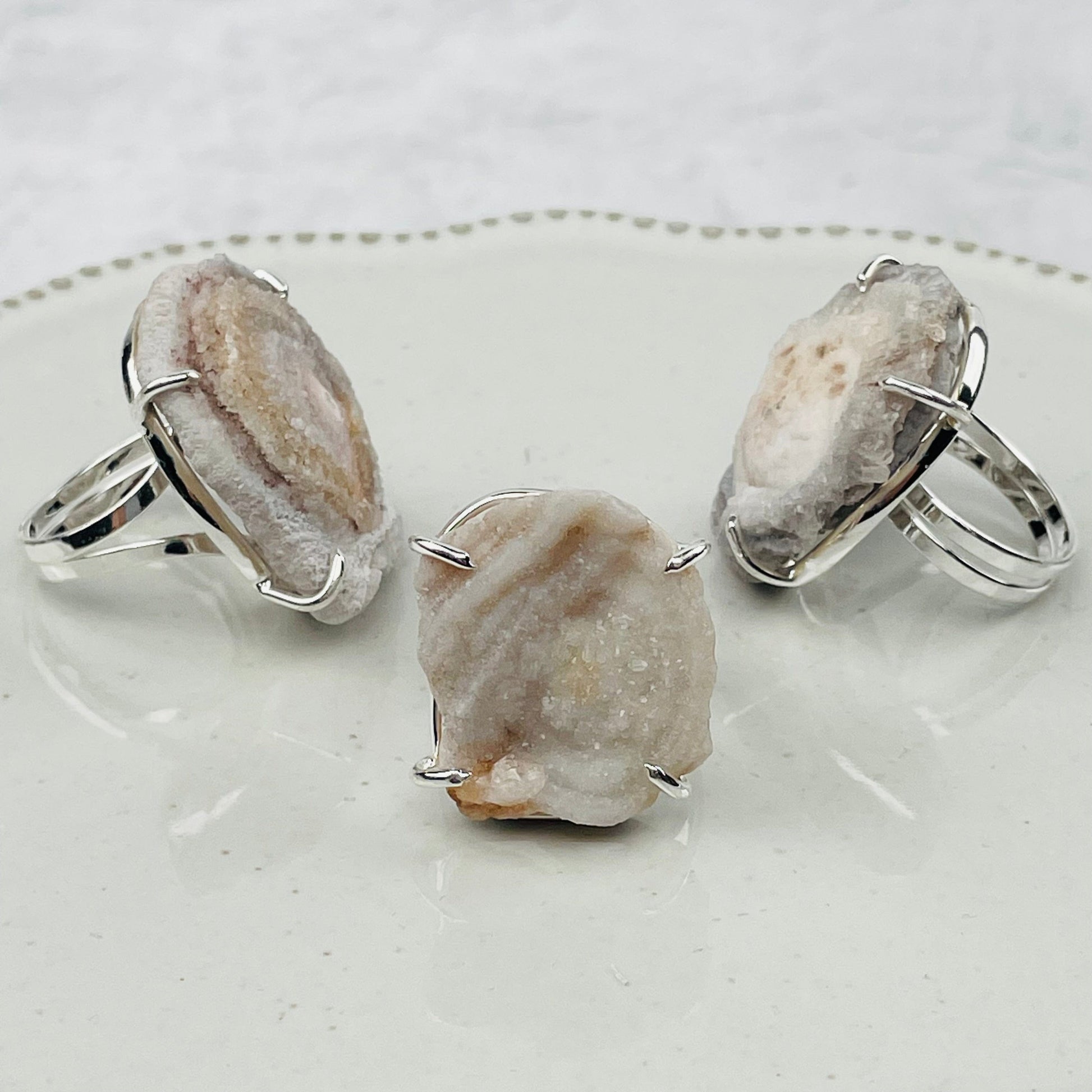 front and side view of the rings 