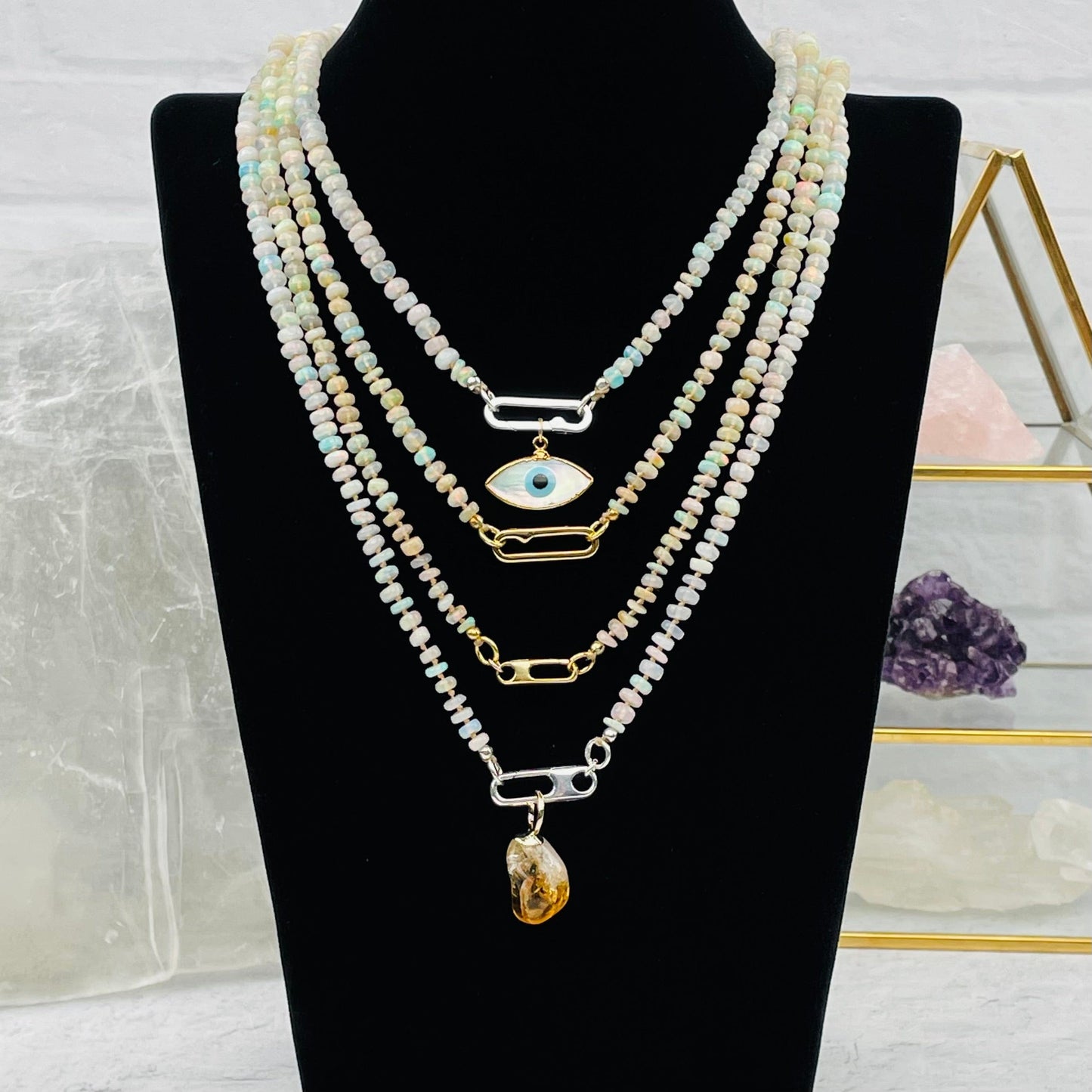 Opal Candy Necklace - You Choose Style -