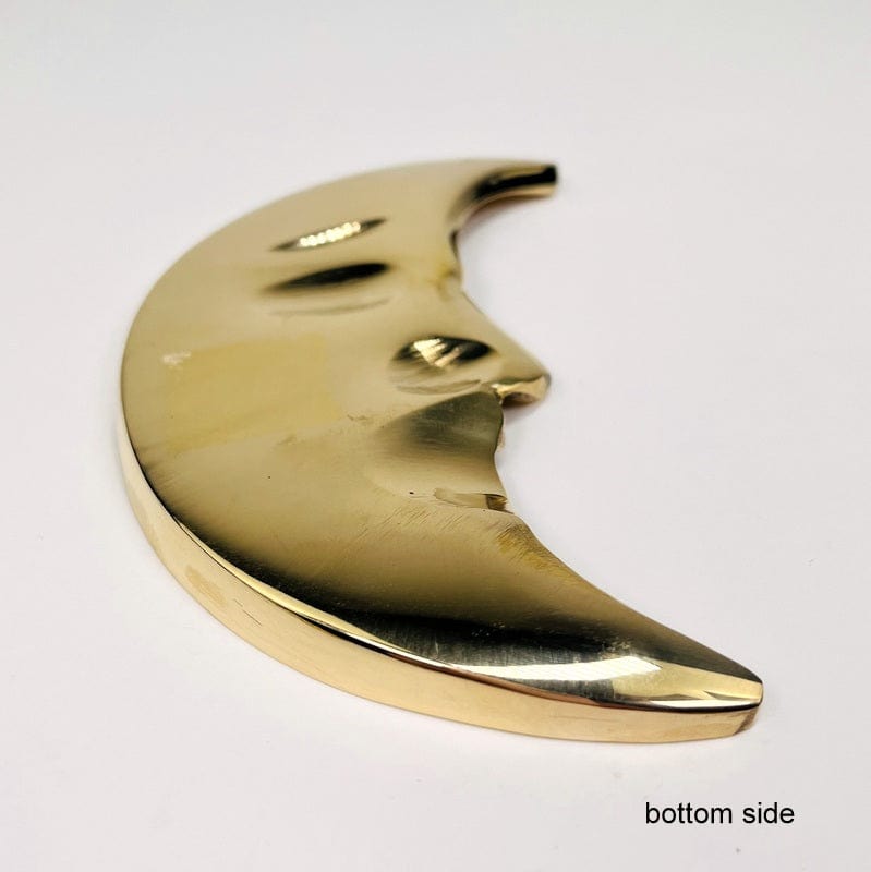 back side of brass moon bowl 